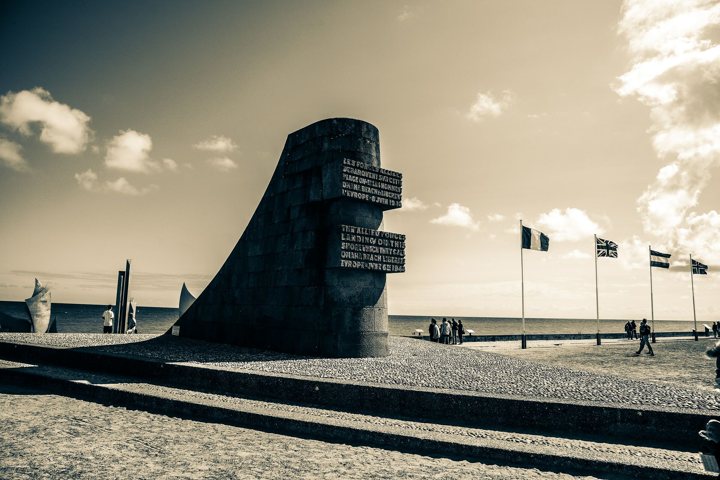 omaha beach uno dei luoghi dello sbarco in normandia
