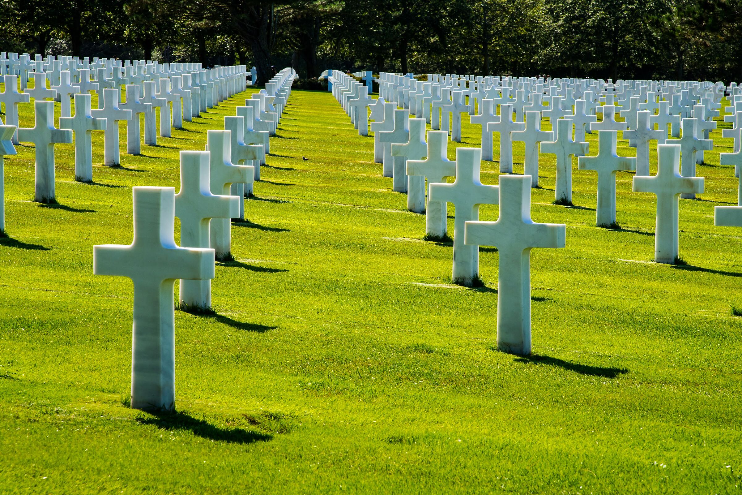 cimitero americano dello sbarco in Normandia