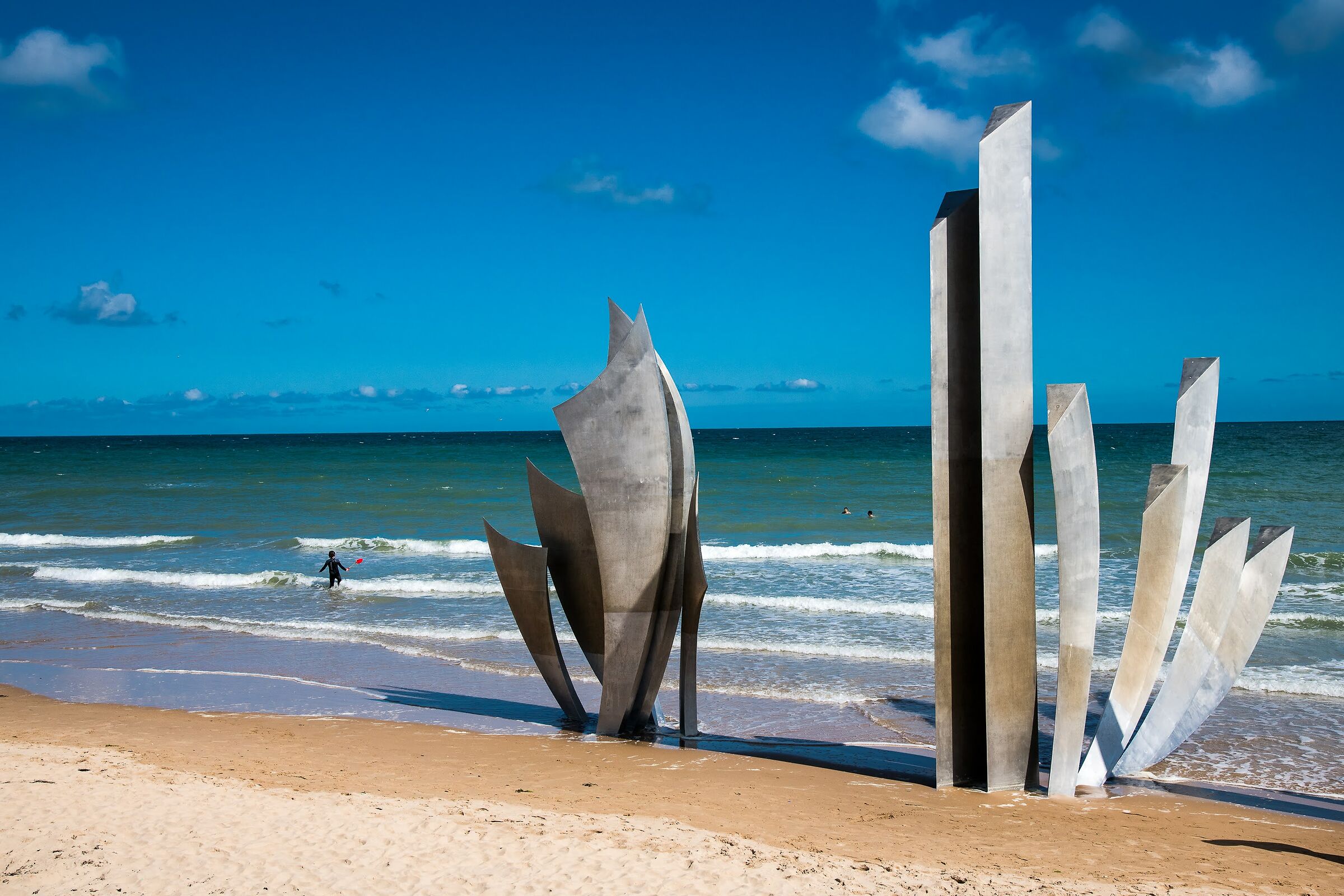 omaha beach- monumento dedicato a "les braves"