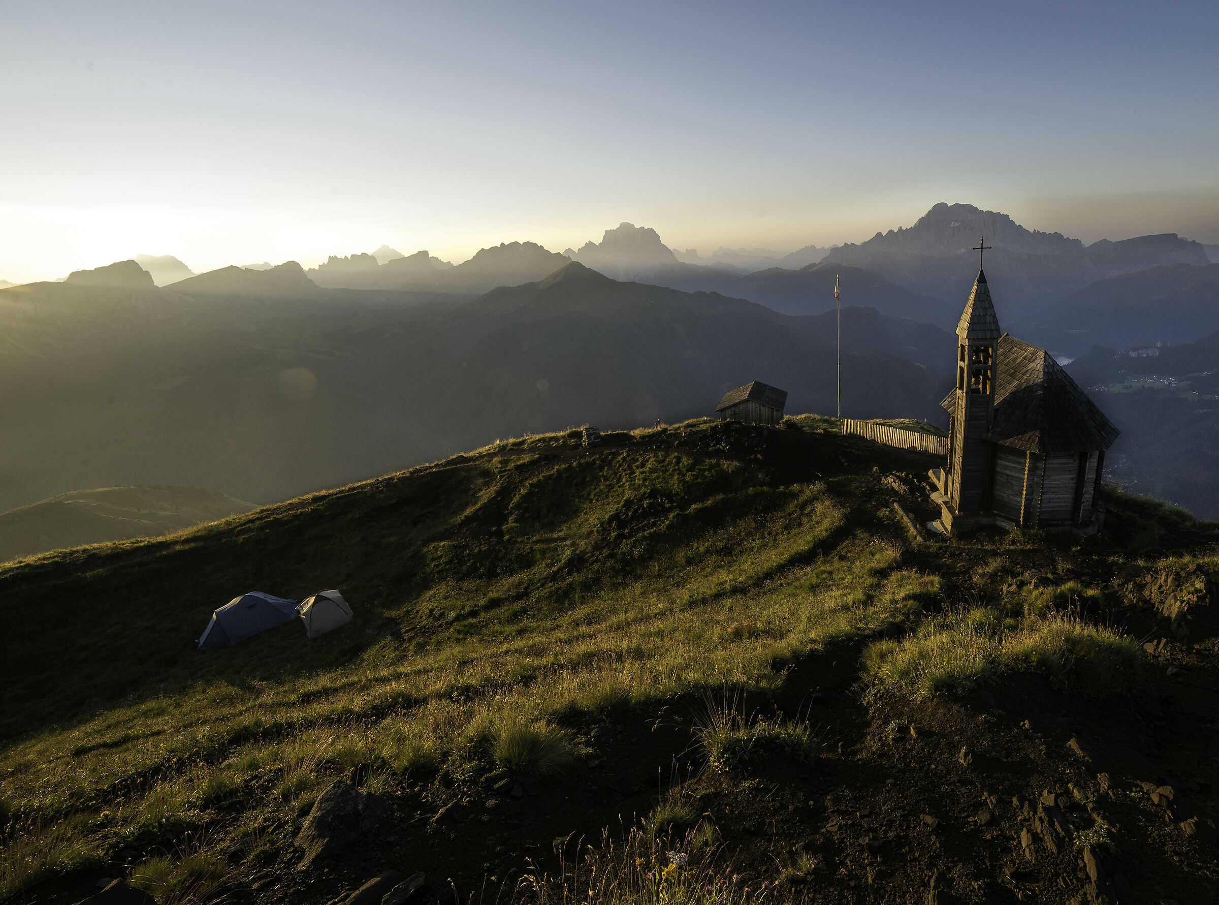 Sunrise on Lana's Col