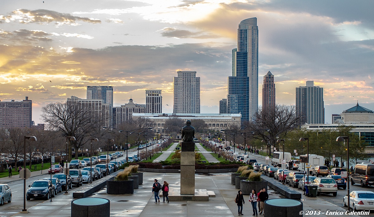 View from J. Shedd Aquarium - Chicago