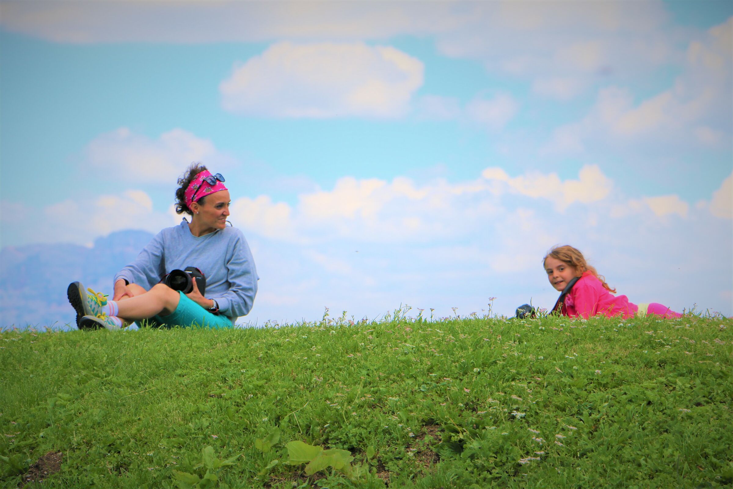 Mamma chioccia ed il suo pulcino