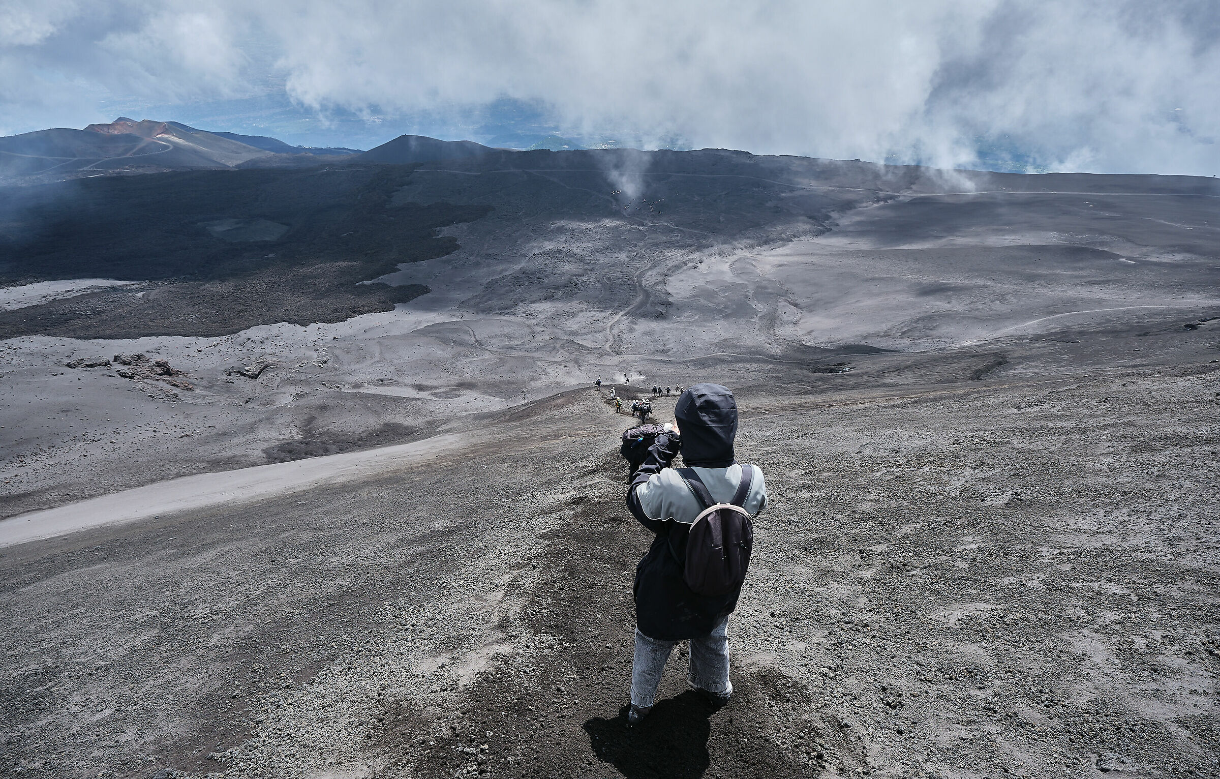 Descending...
