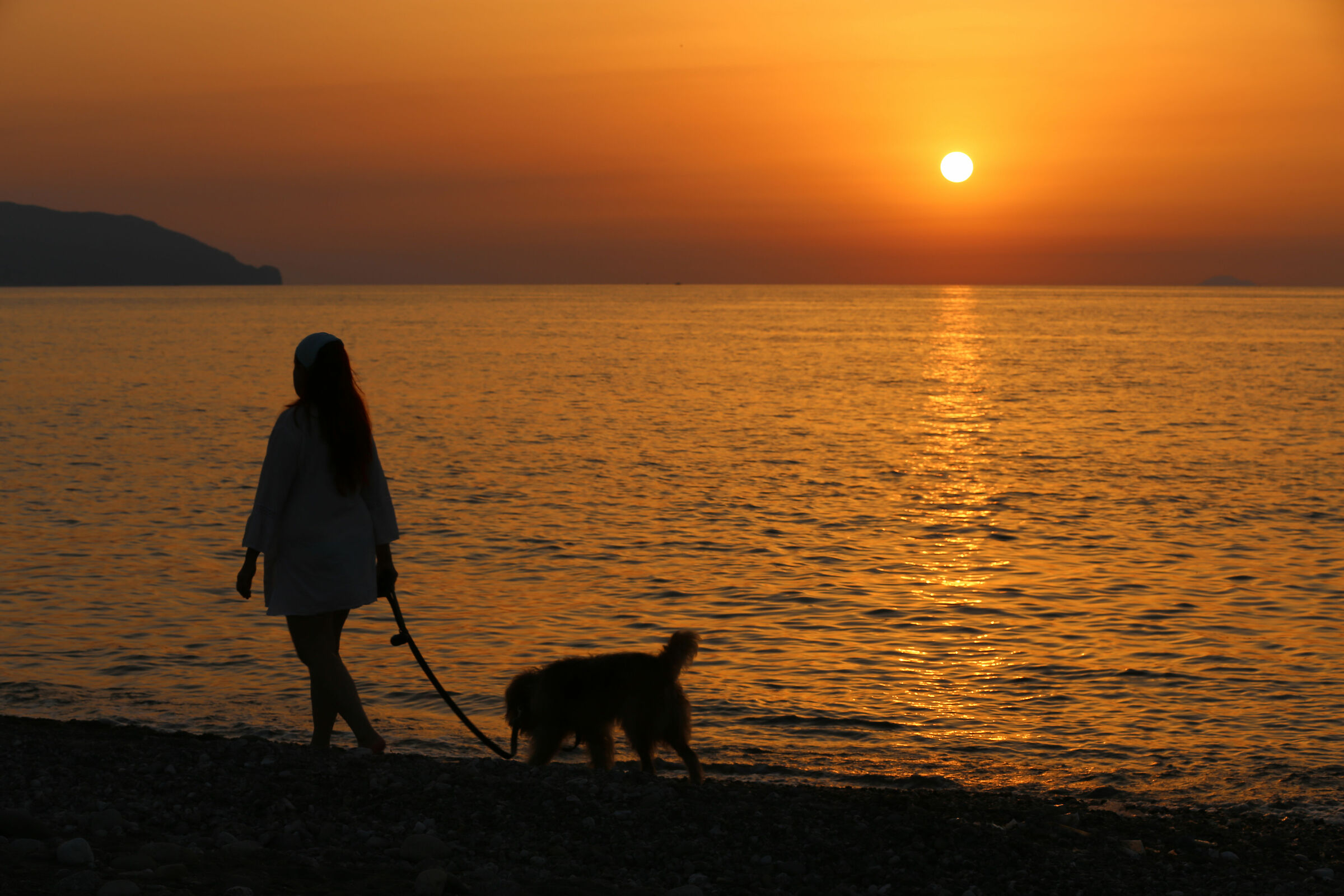 "Red in the evening good weather hopefully"