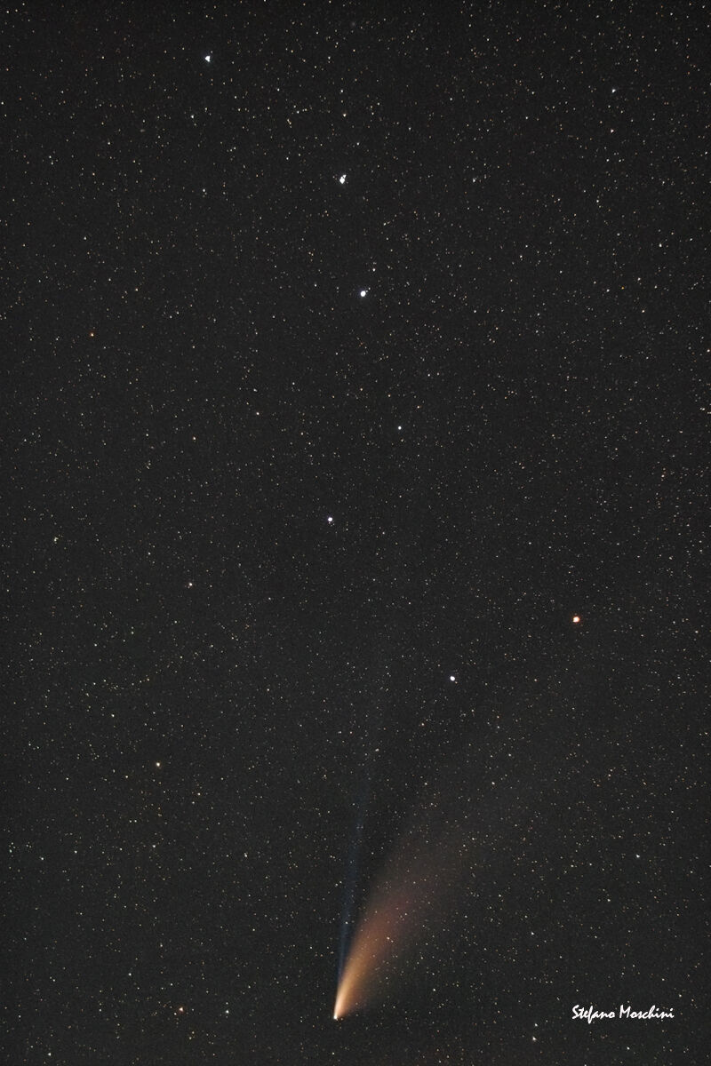 Comet Neowise and Orsa Major