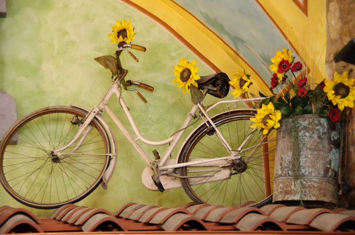La bici fiorita
