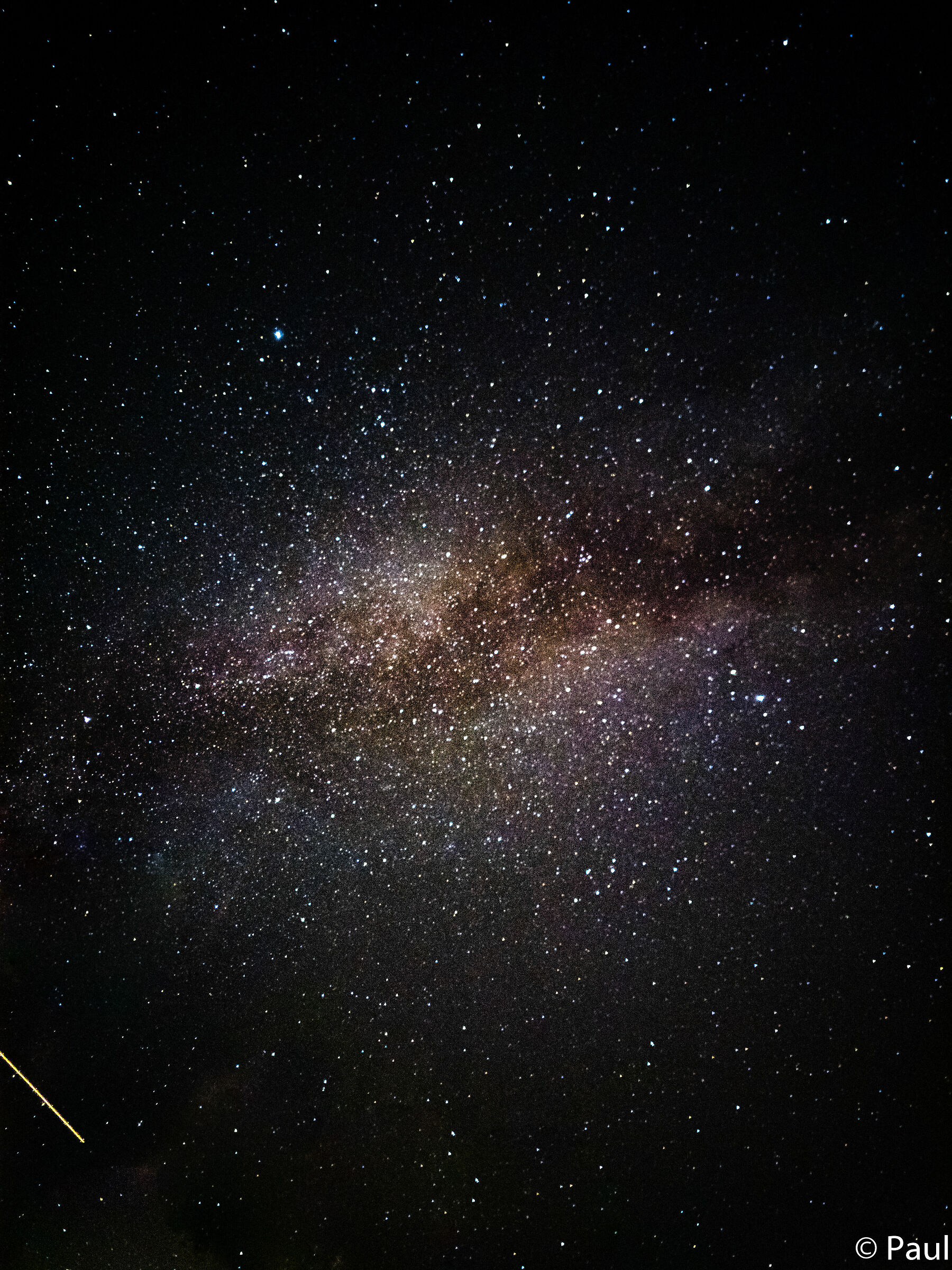 Milky Way and Perseids