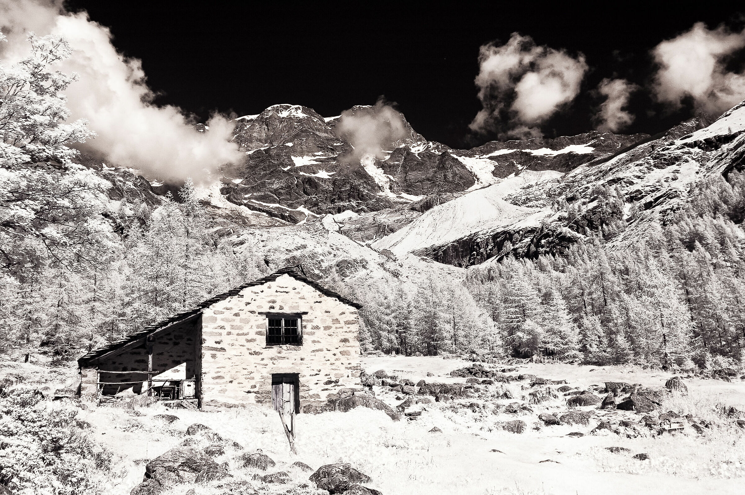 Sguardo sul Monte Rosa