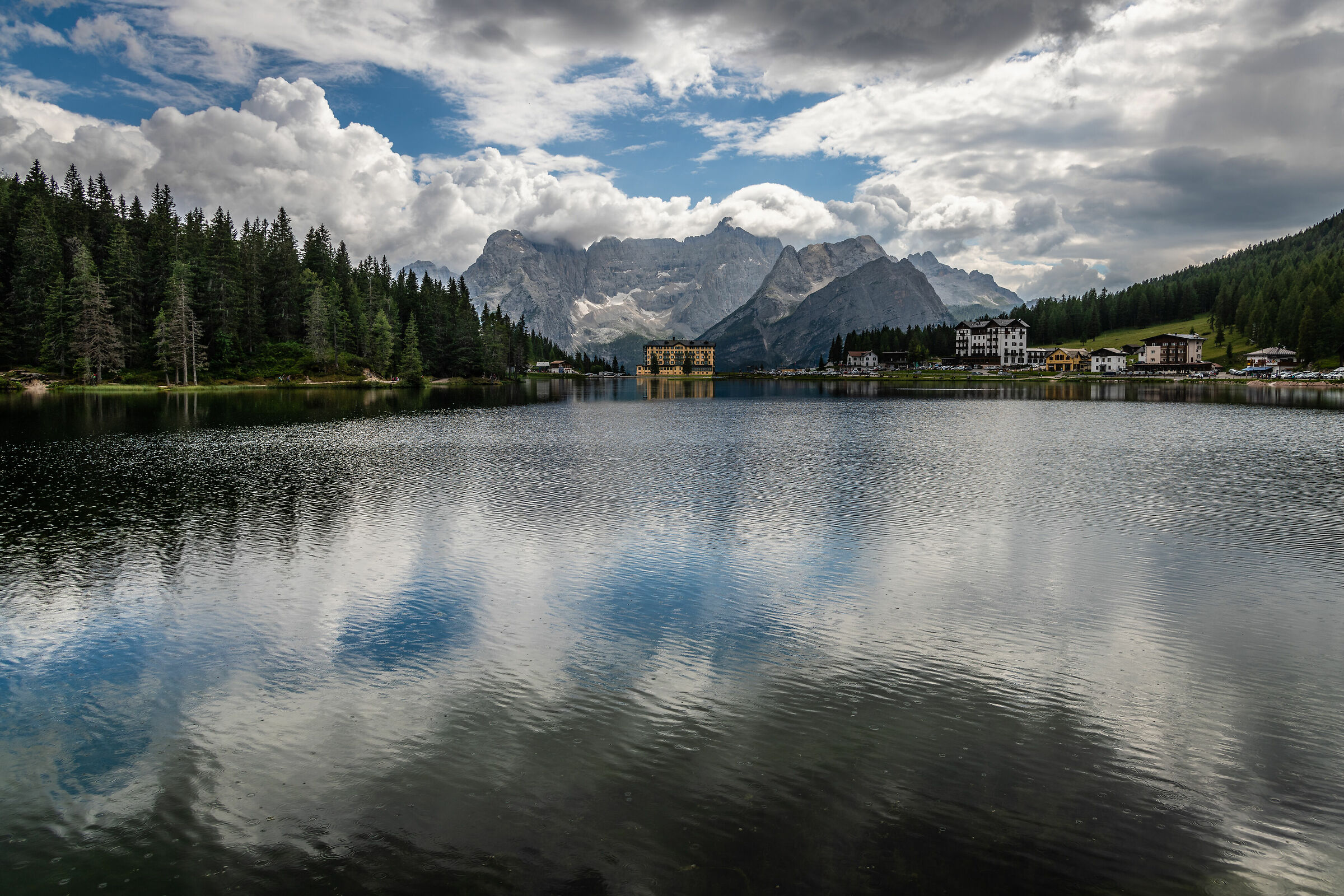 Tanti saluti con la pioggia