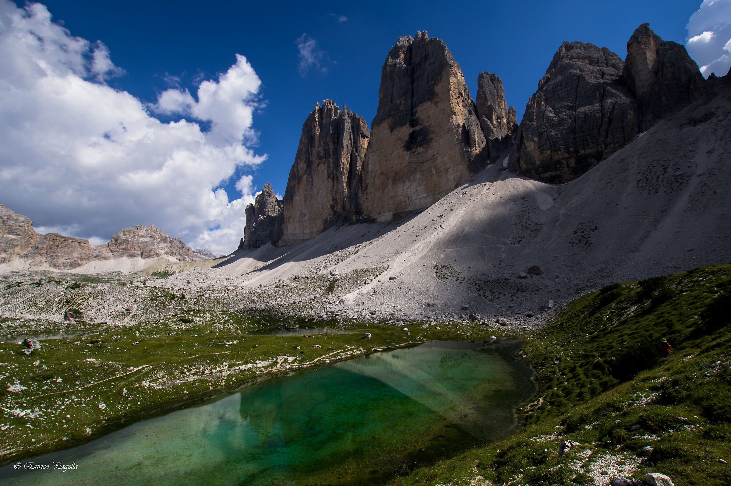 the beautiful colors of the Dolomites