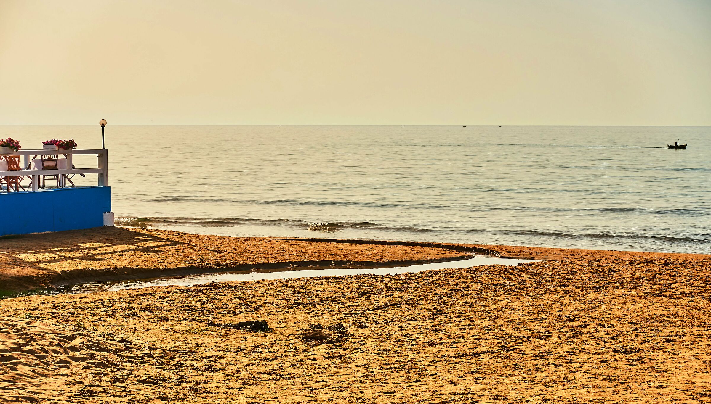 Mattina sulla spiaggia