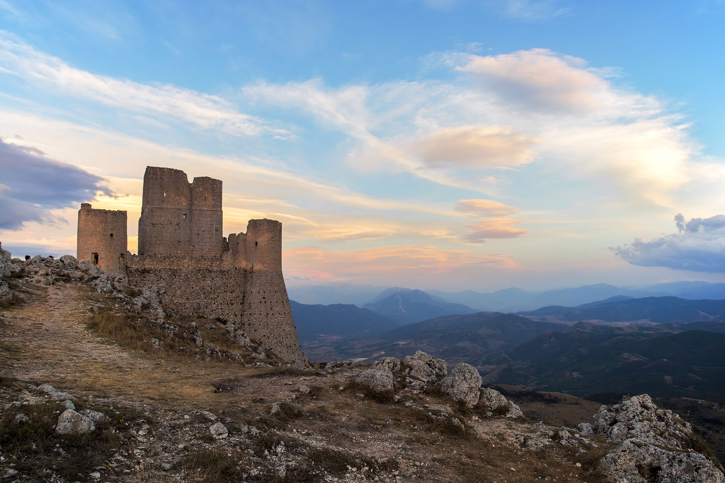 Nightfall on Rocca Calascio