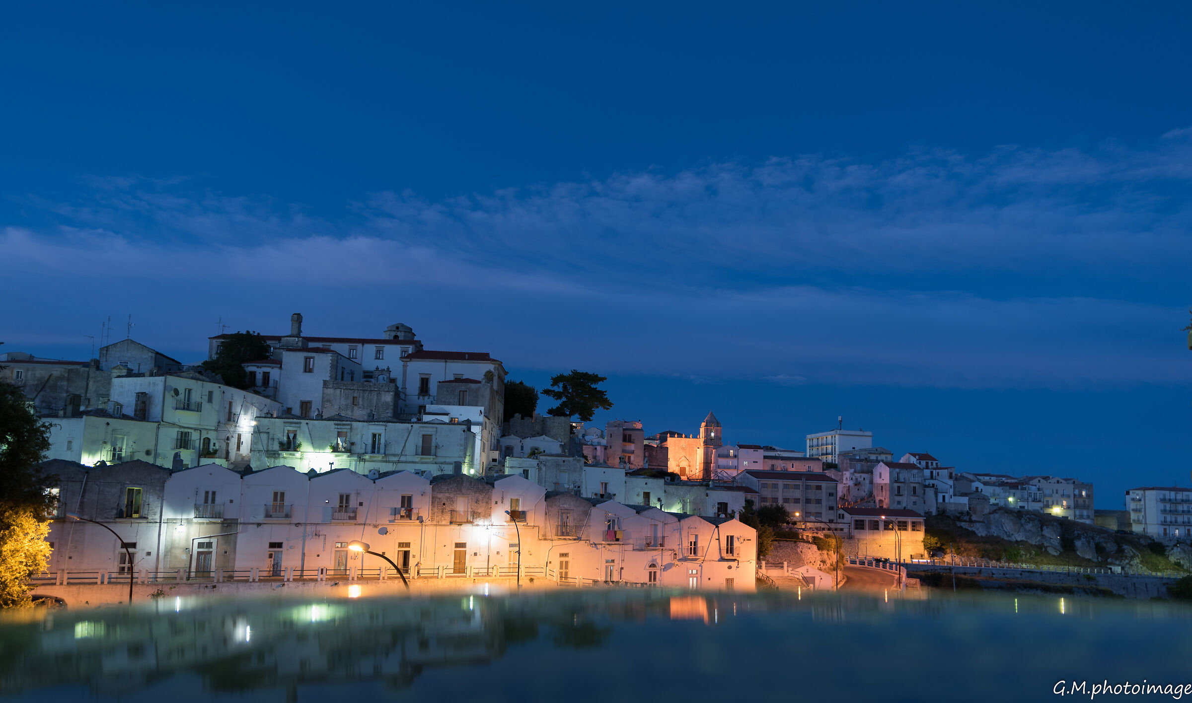 Mount S.Angelo by night