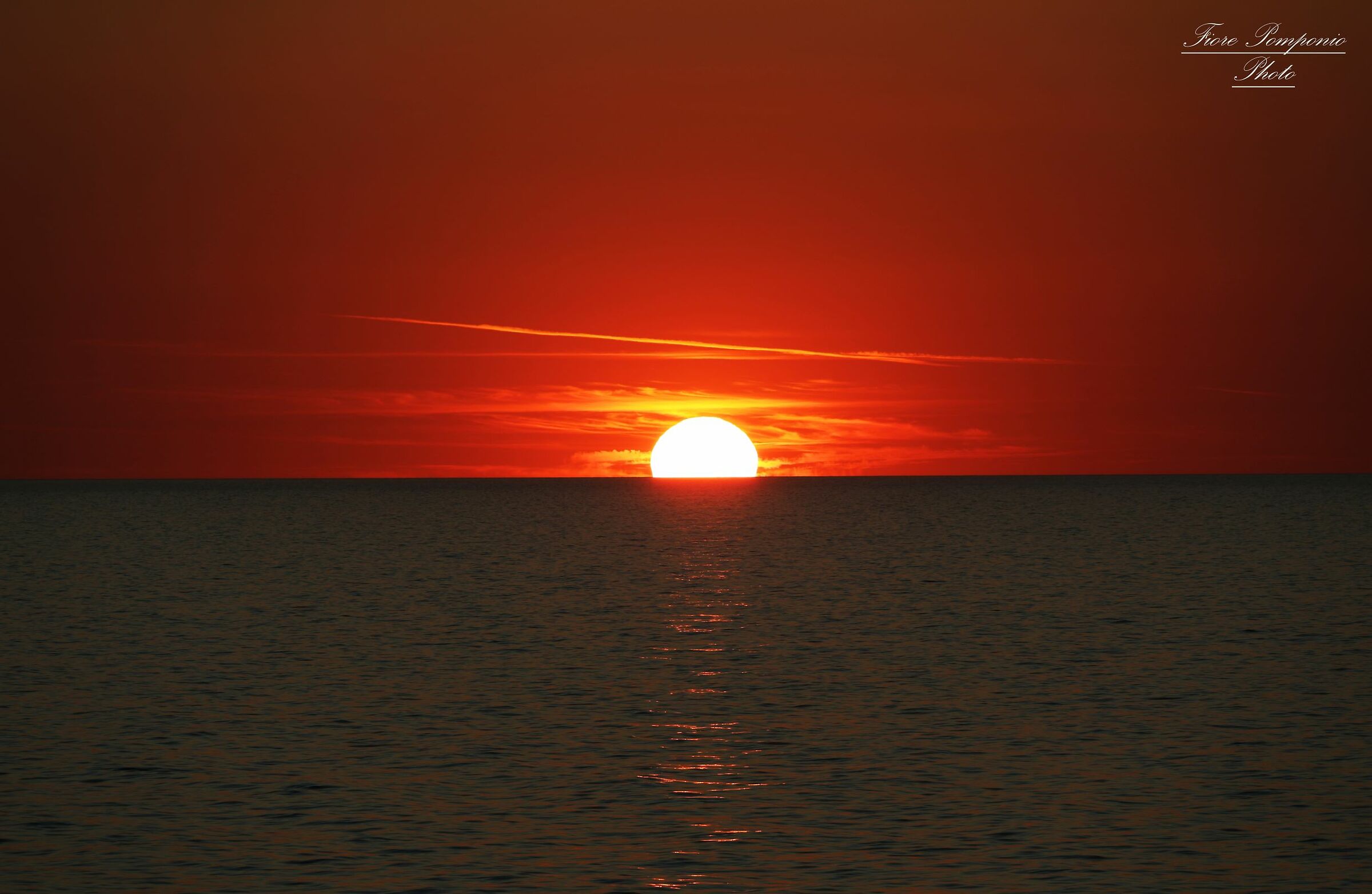 Alba sul mare Adriatico