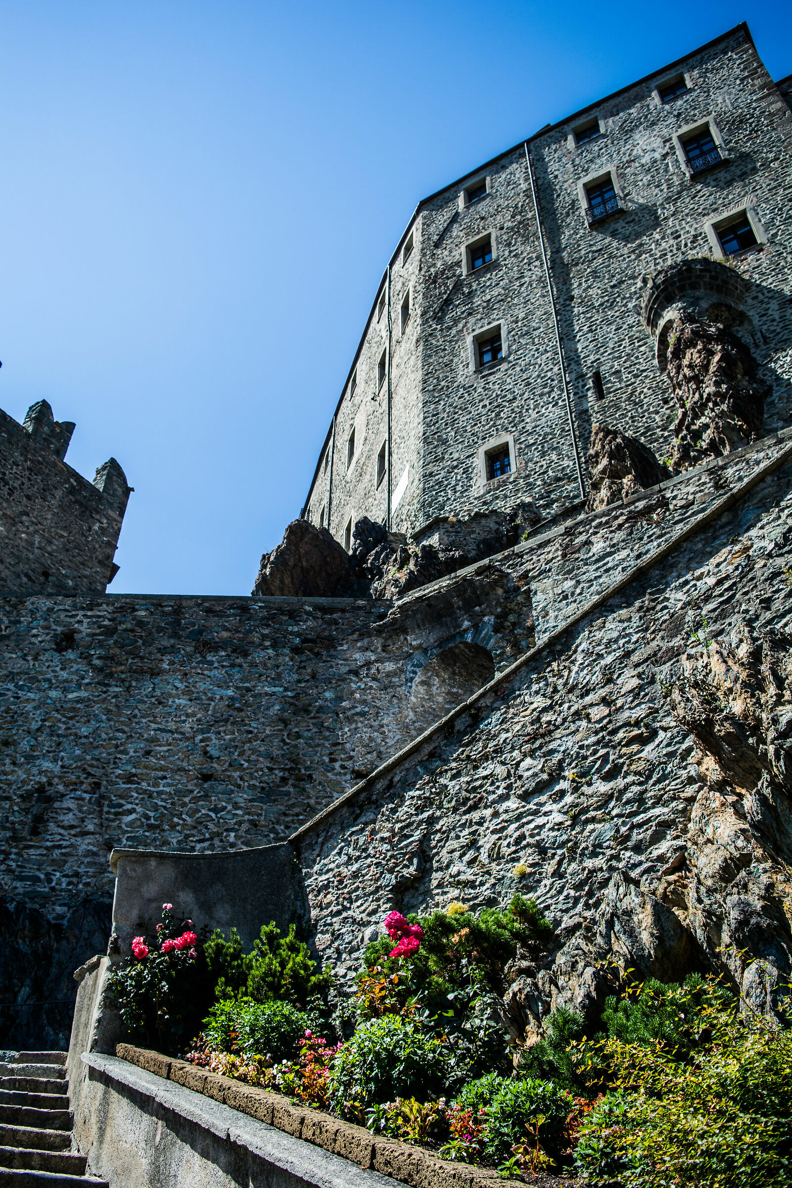 Scalinata di accesso