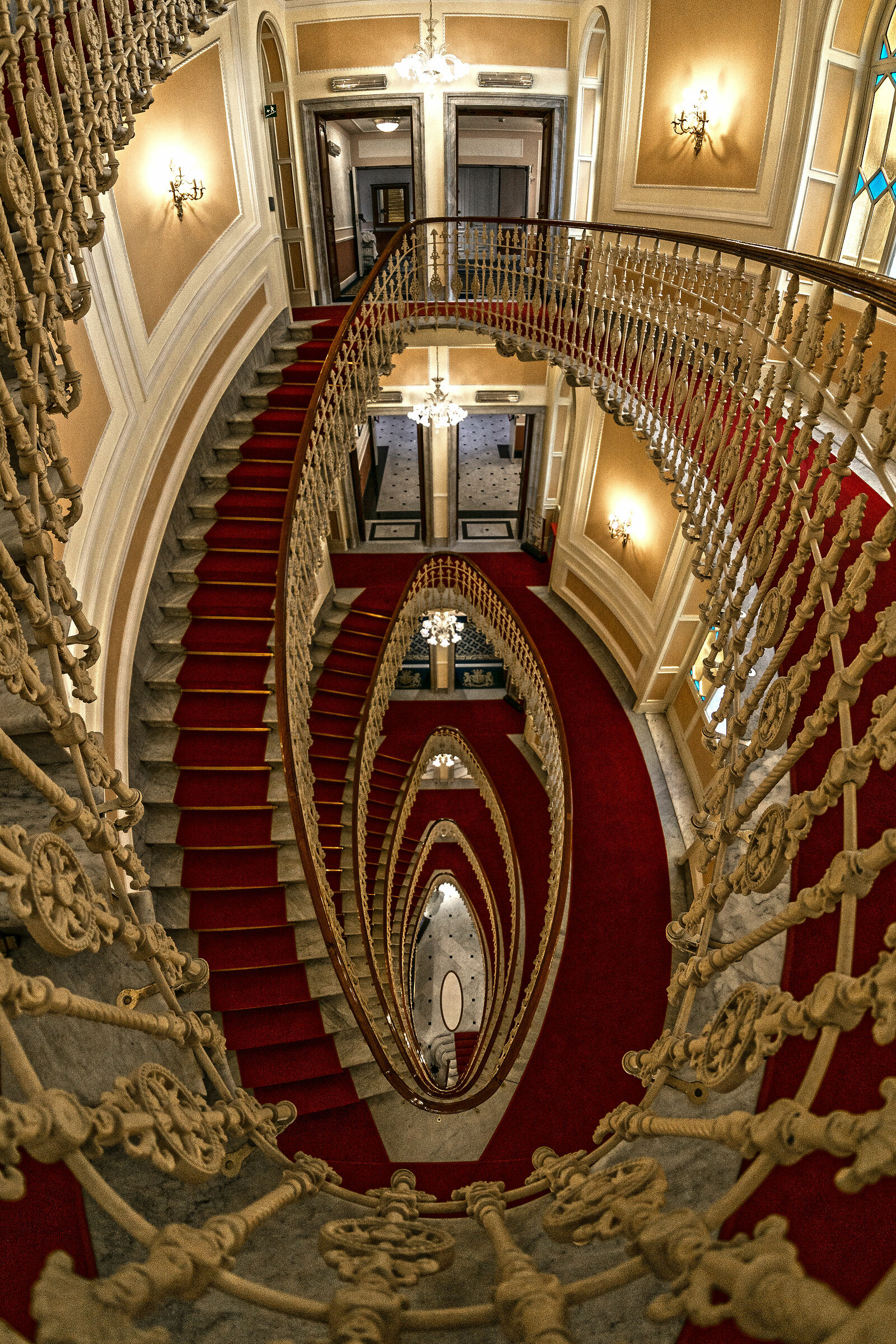 Red carpet at Hotel Bristol Palace