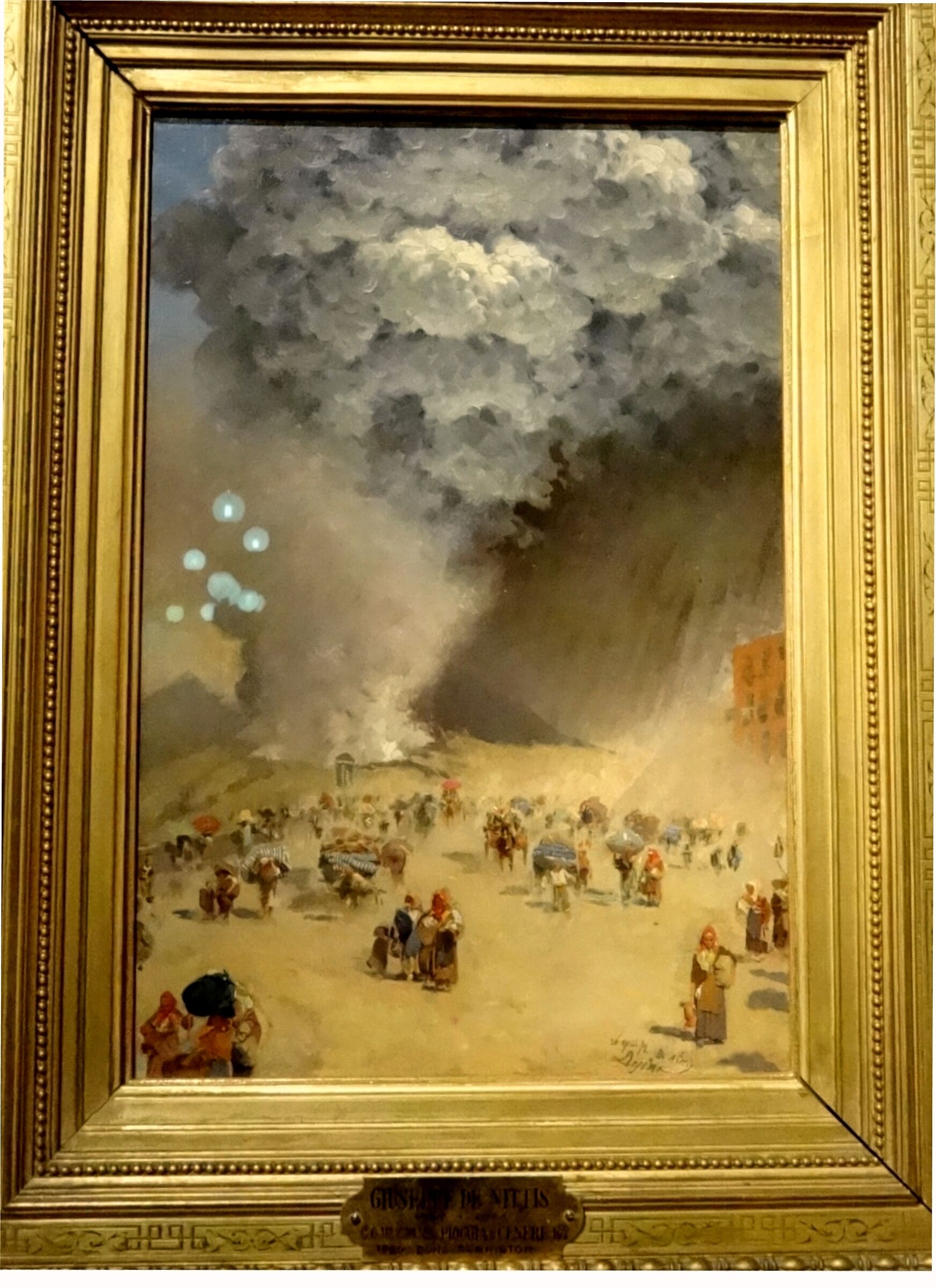 Giuseppe De Nittis "La pioggia di cenere"