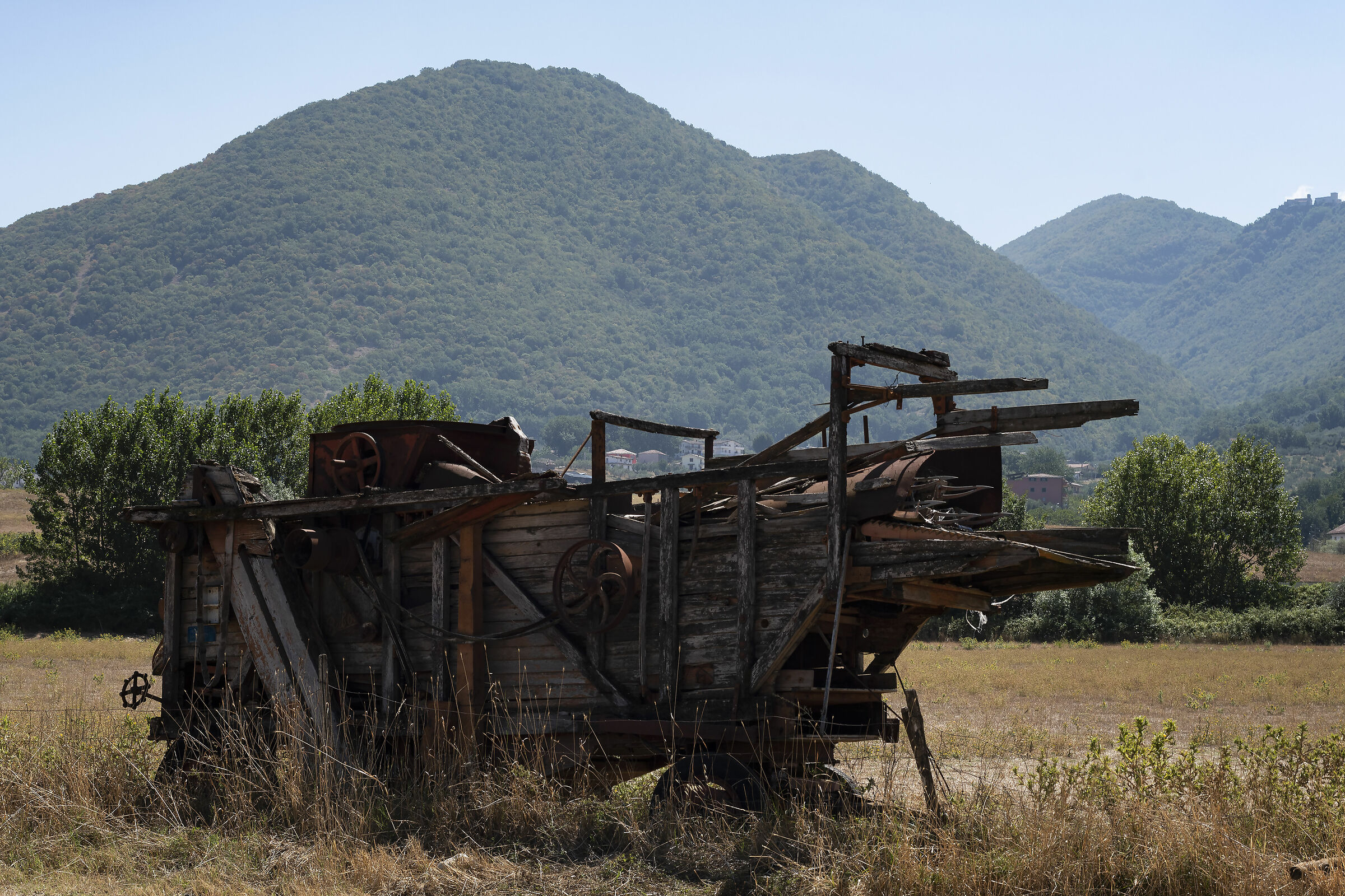 thresher aged by inexorable time
