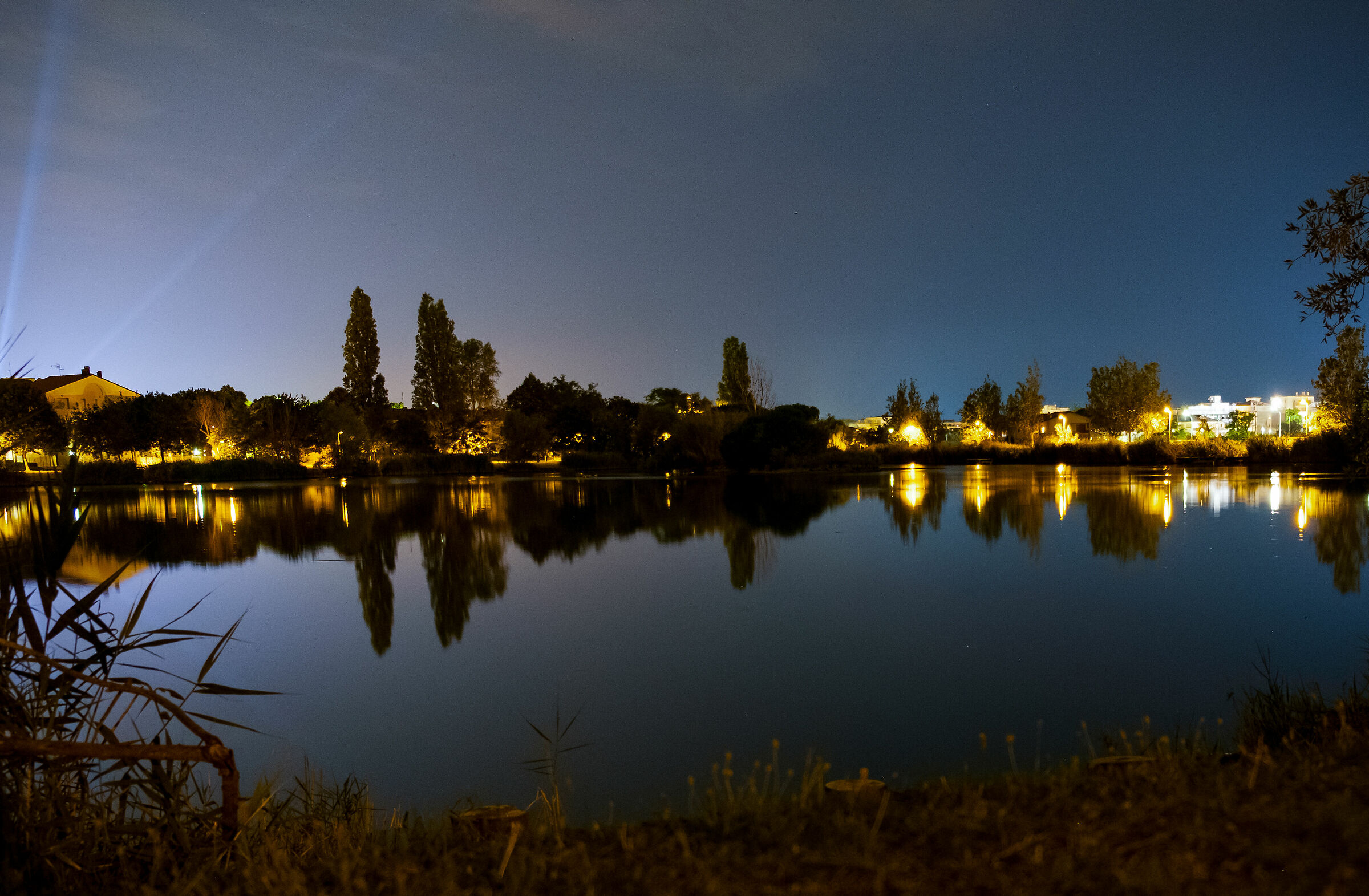 Notturno sul laghetto del gelso