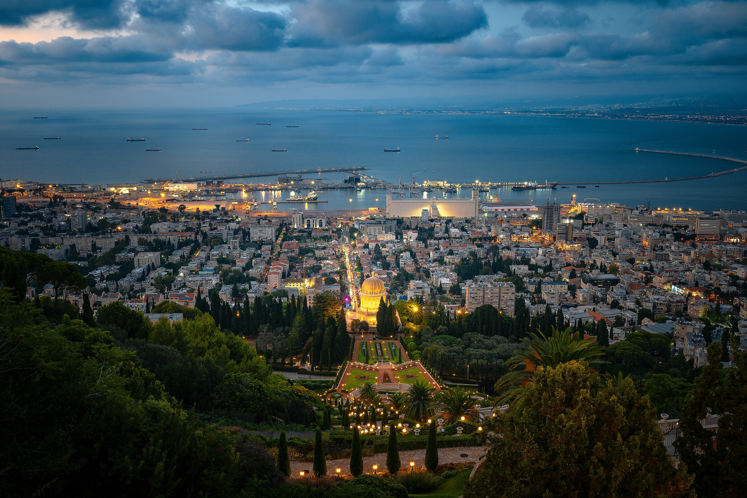Haifa - Blue hour