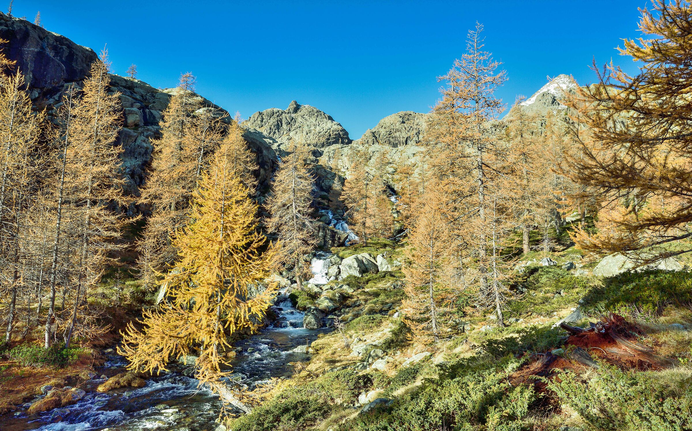 salendo verso il Grand Lac