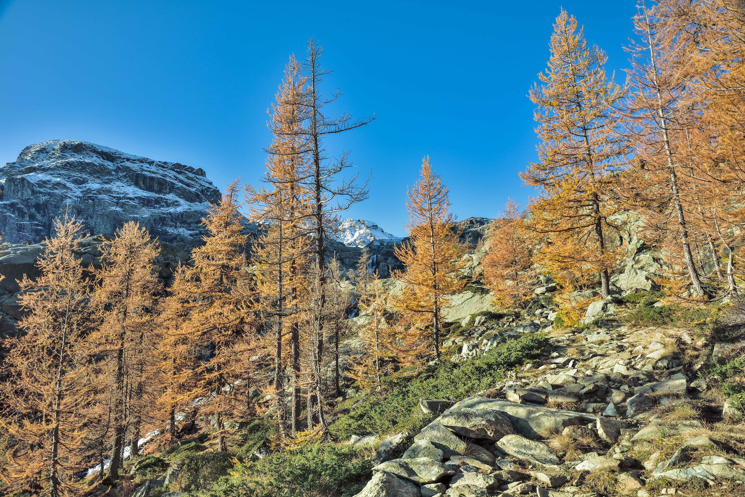 salendo verso il Grand Lac