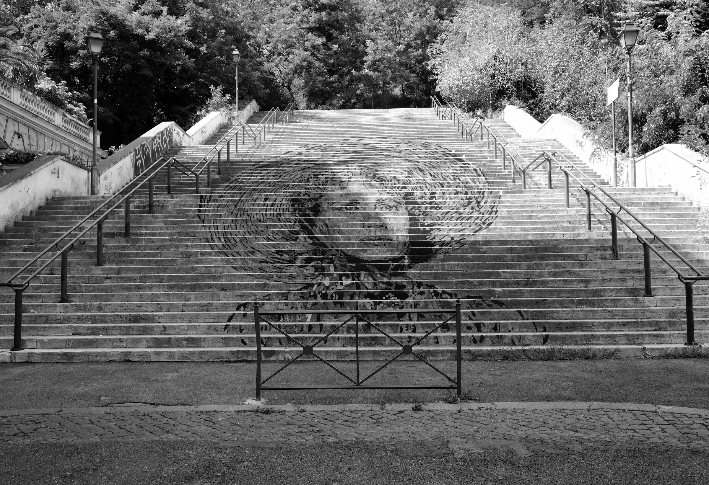 Scalinata di via Ugo Bassi - Roma, 2020