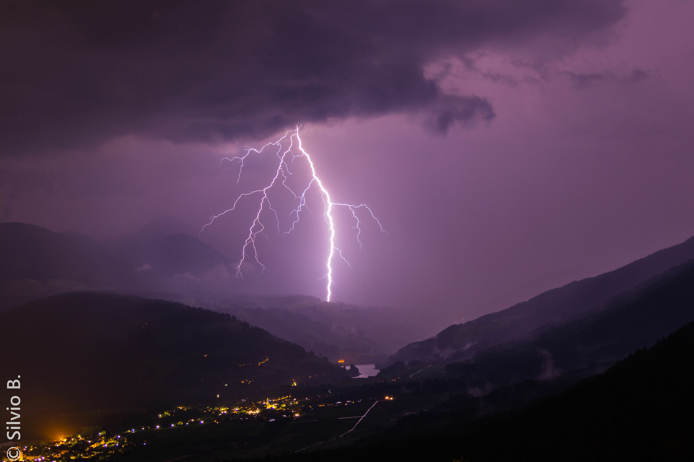 Temporale notturno in Valdaora