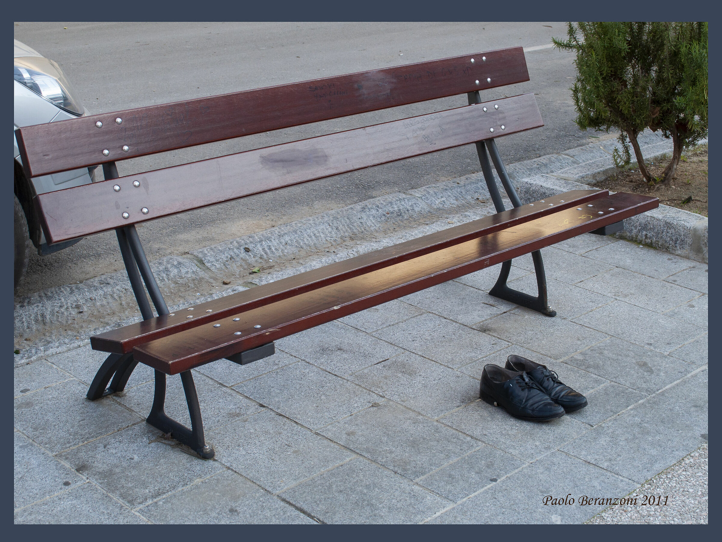 The Invisible Man Naked but Not Barefoot