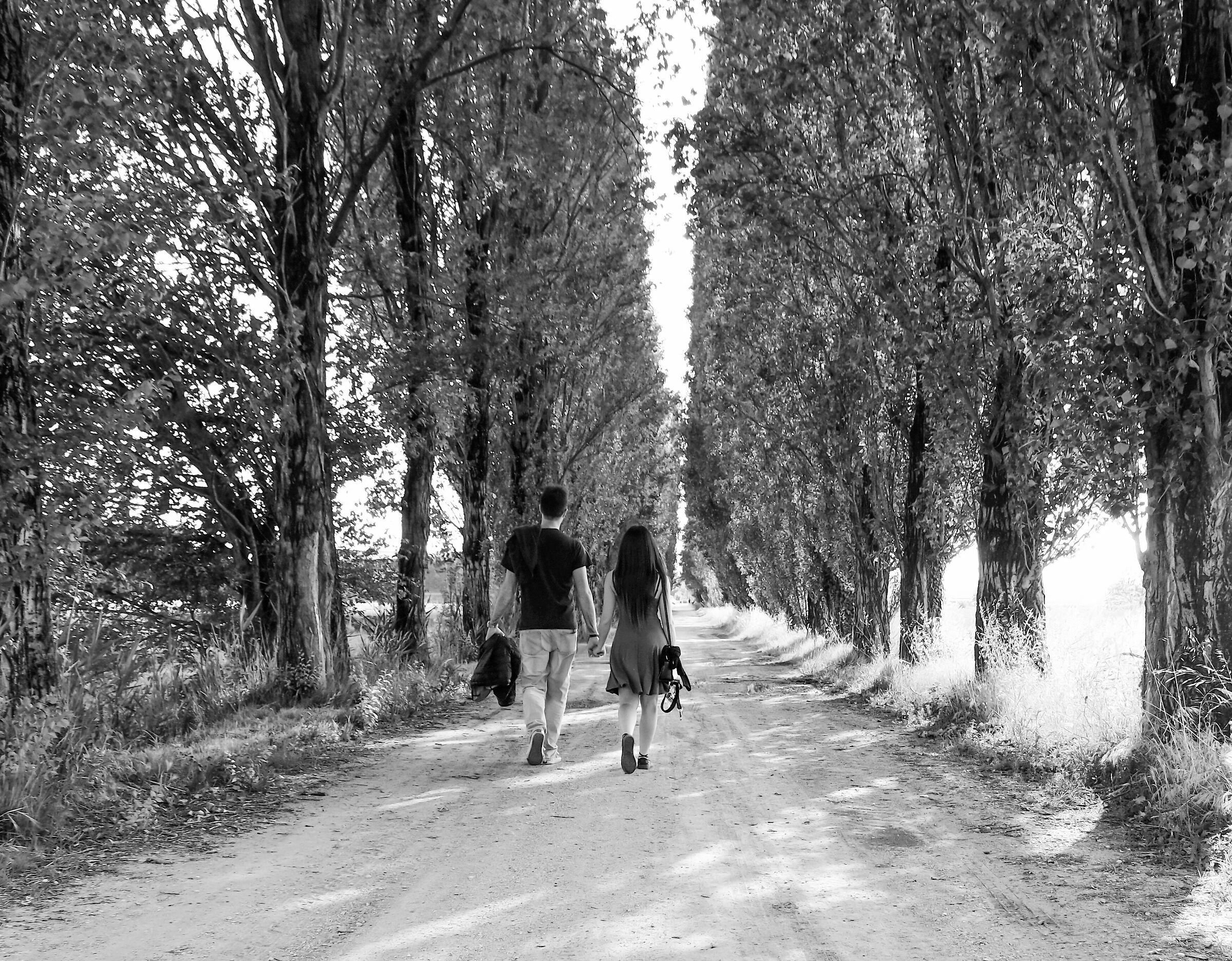 Alessandra e Jacopo in cammino