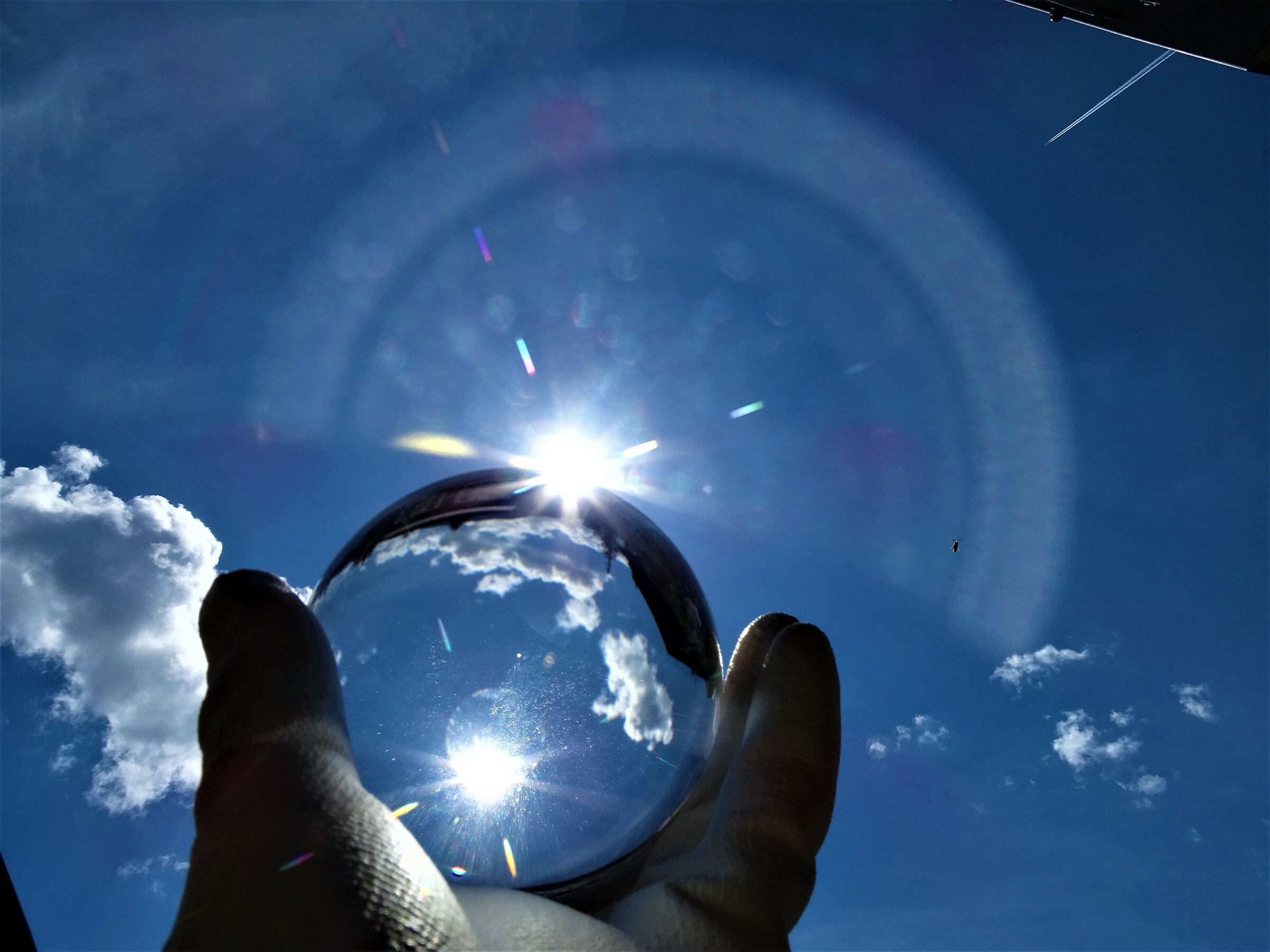 the sun inside a sphere...