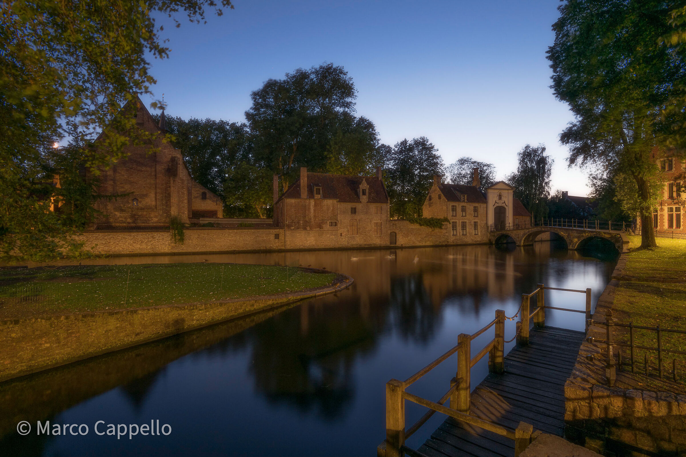 Blue hour a Bruges
