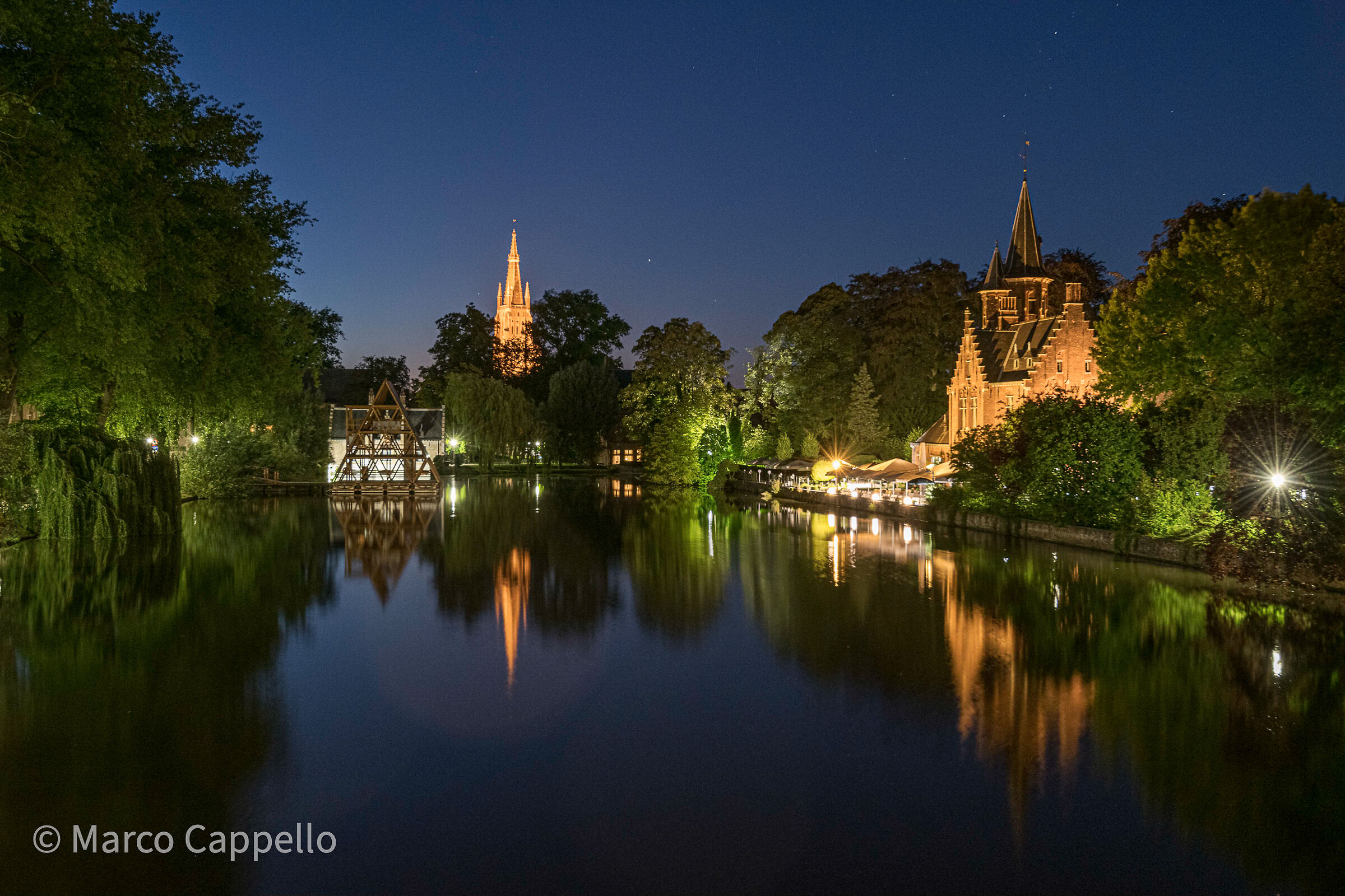 Bruges by night