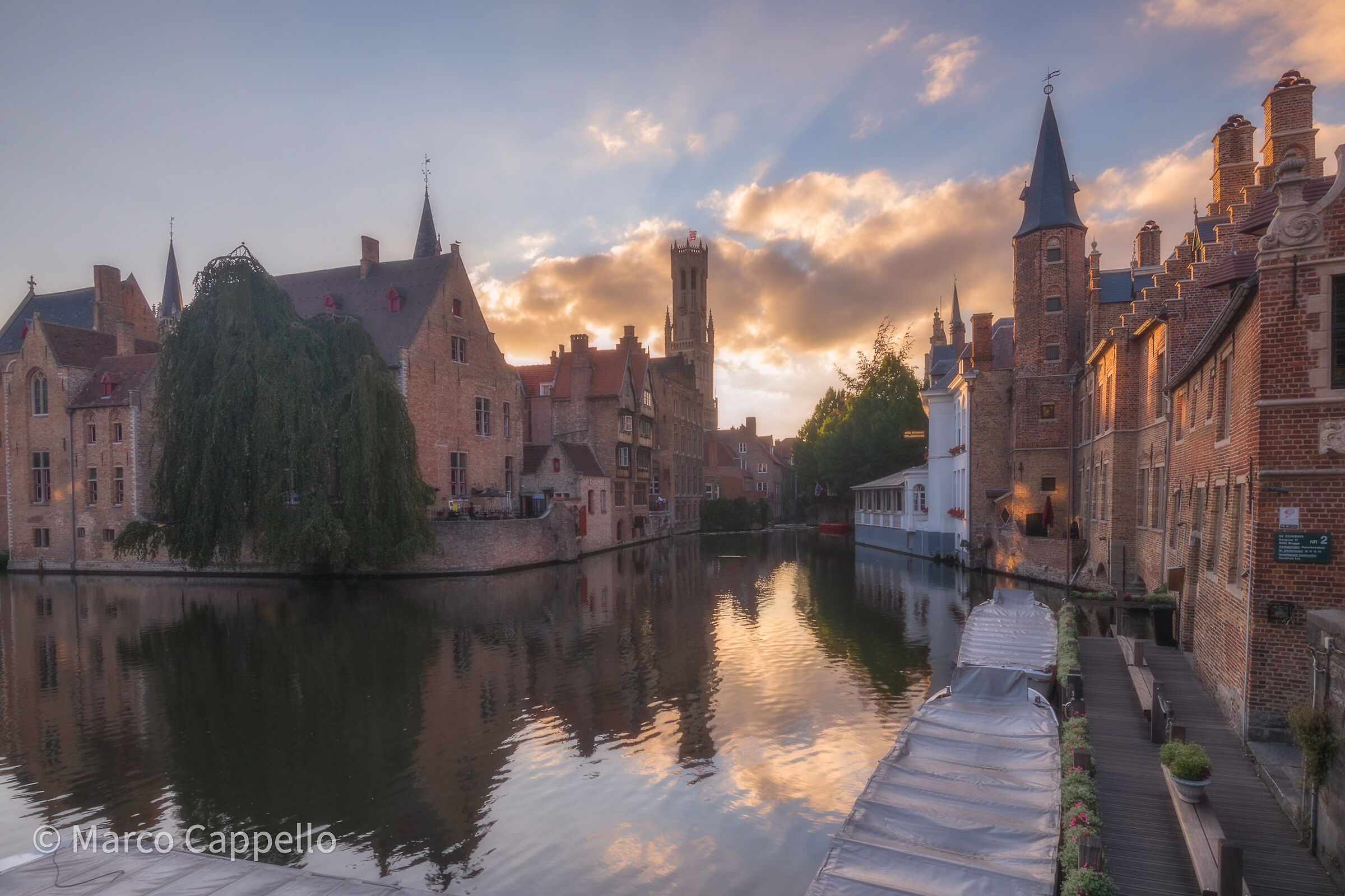 Golden hour a Bruges