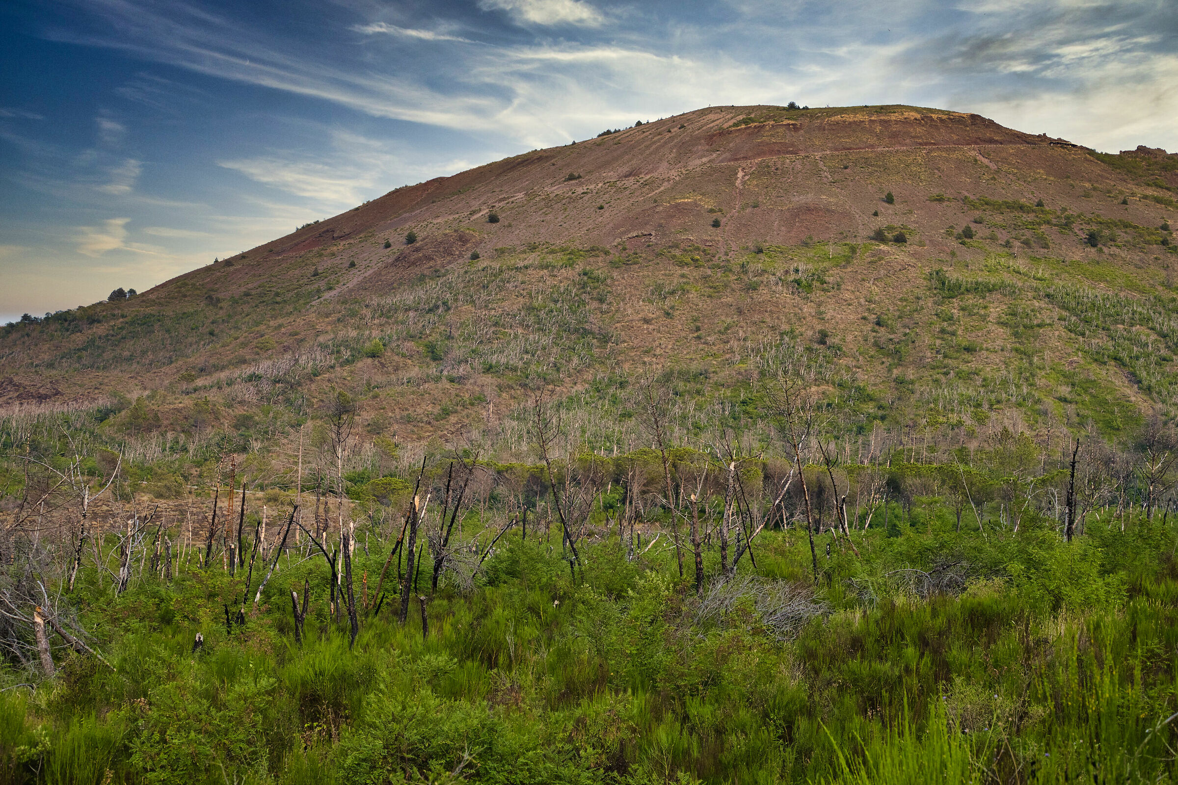 At the foot of Vesuvius