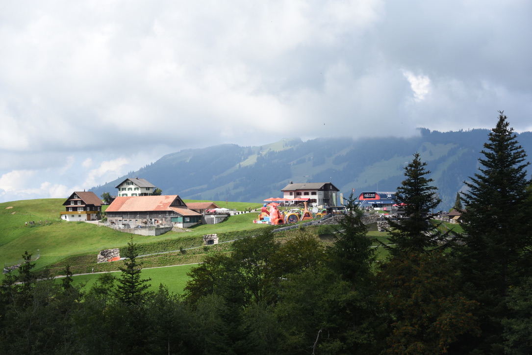In the mountains of Switzerland