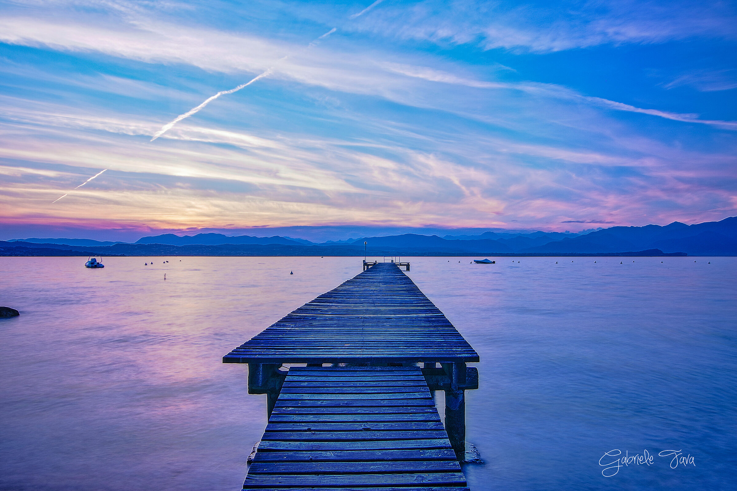 ora blu, lago di Garda
