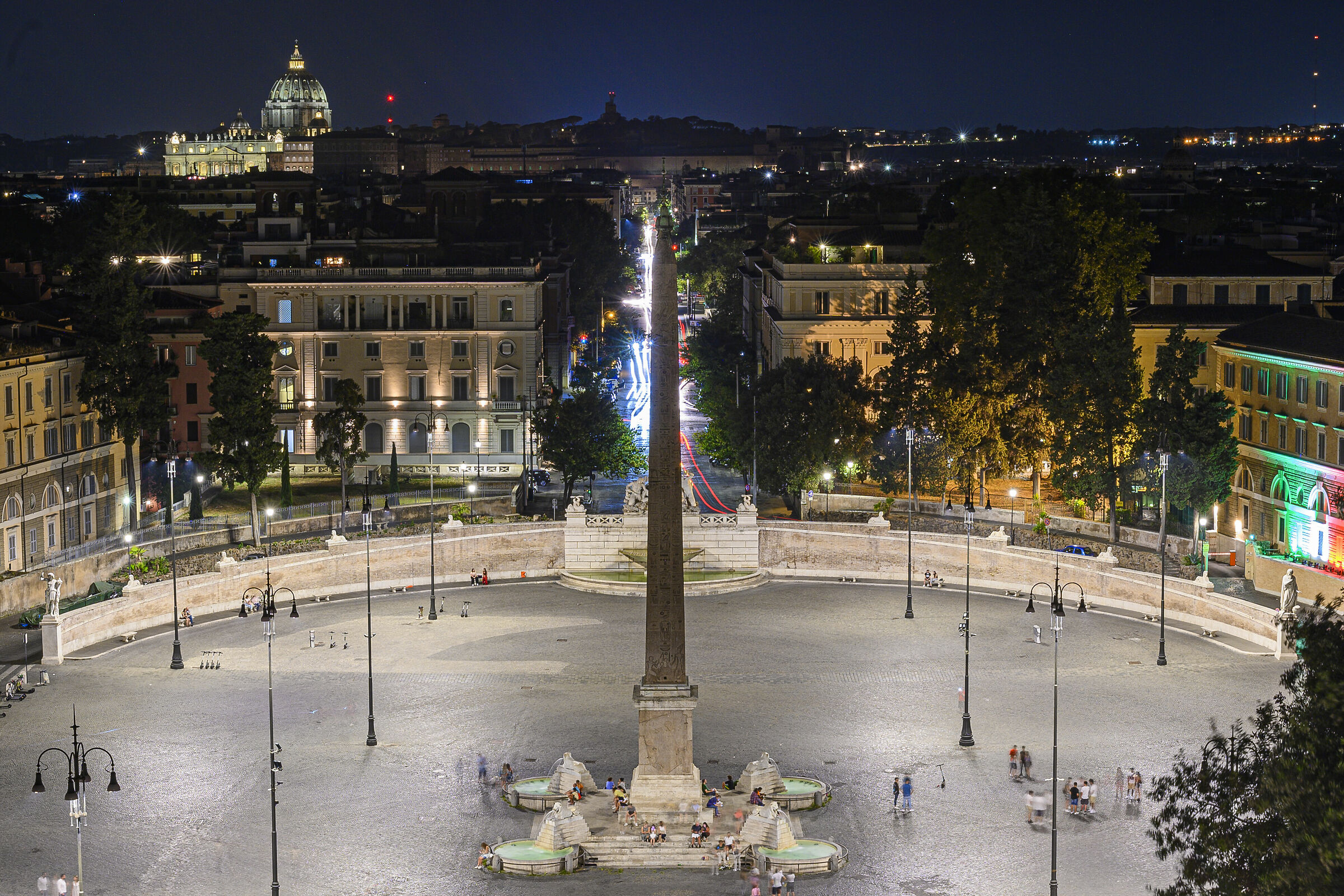 from Pincio the trails of Rome