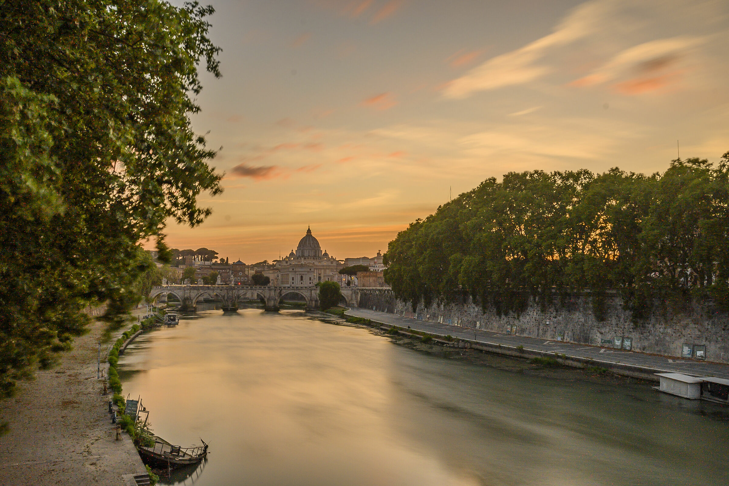 San Pietro e il fiume Tevere