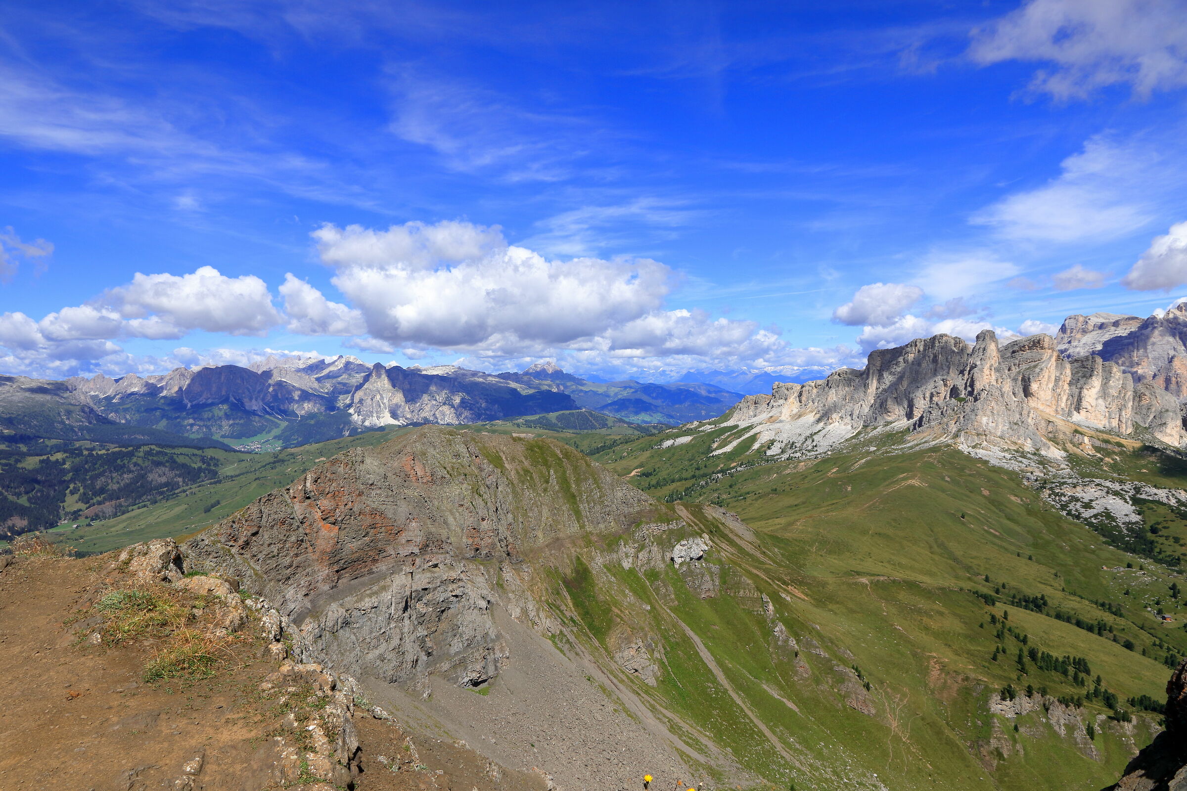 view from the Col of Lana