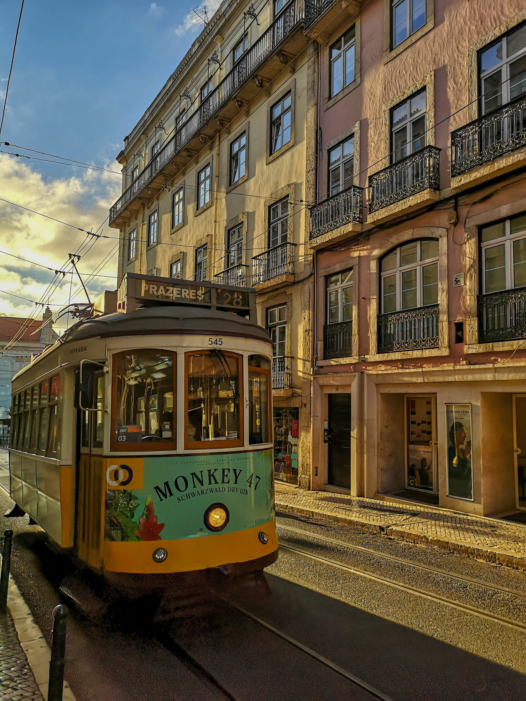 Tram 28 at Barrio Alto, Lisbon