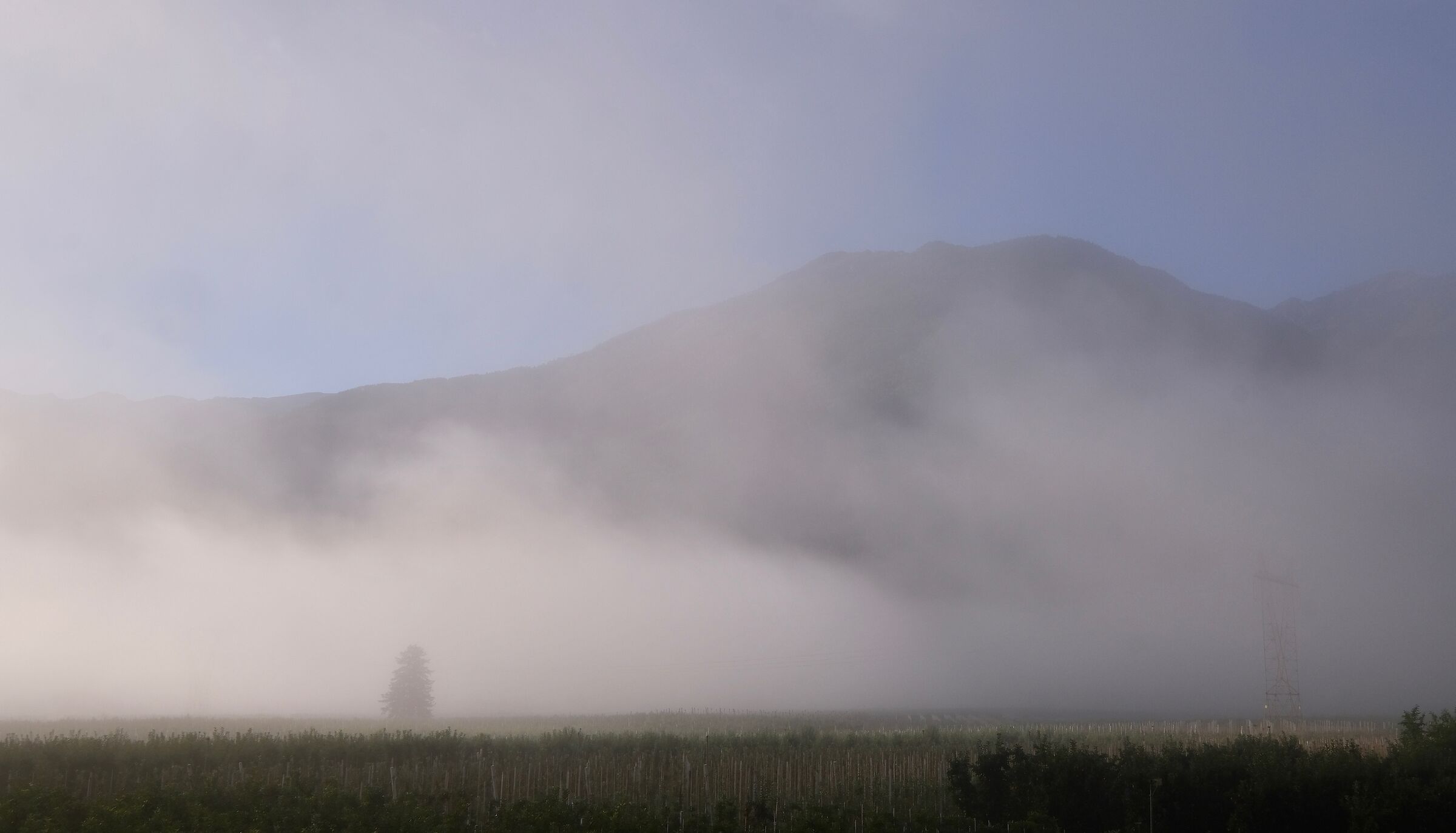 nuvole basse in val venosta
