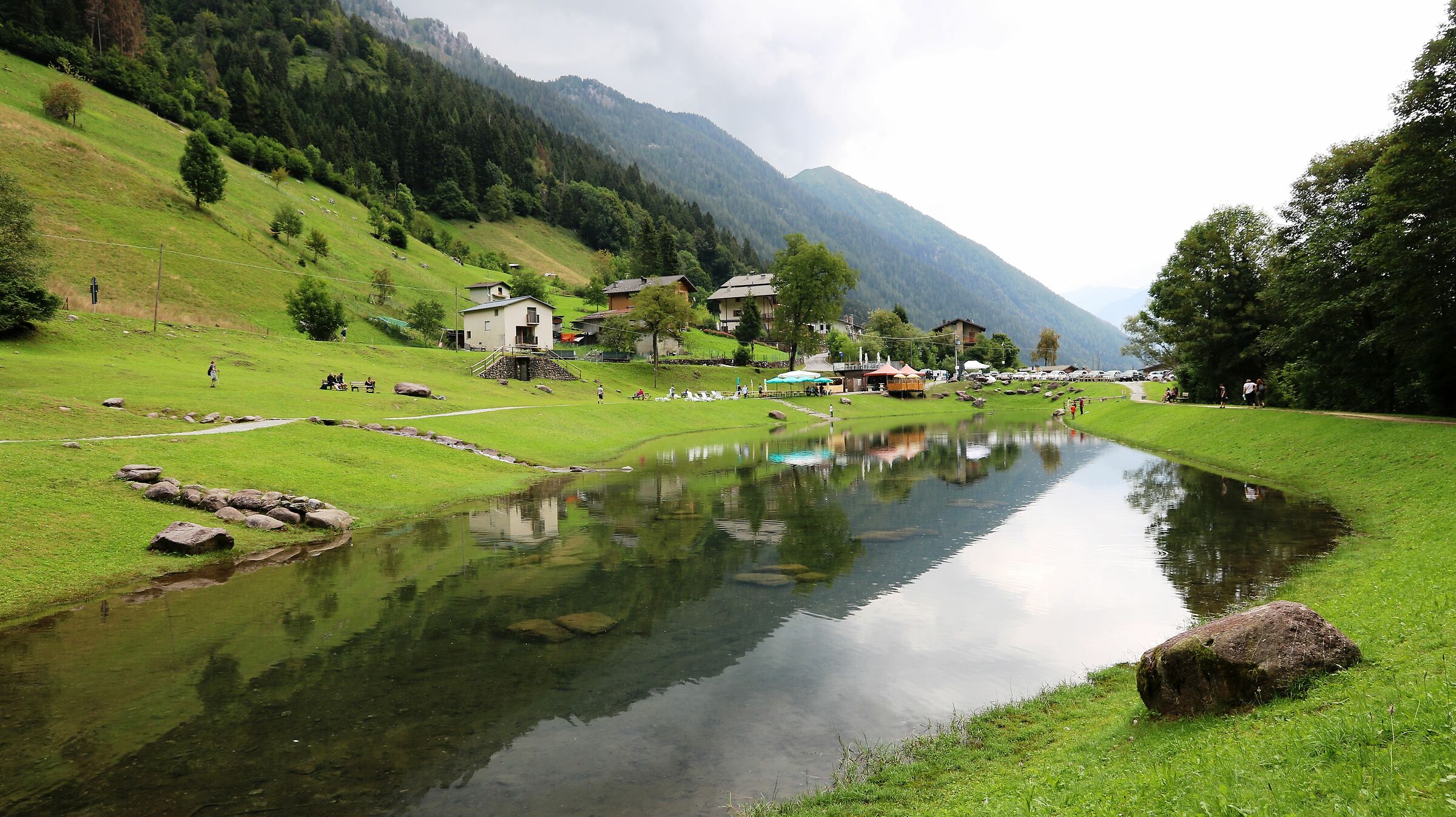 pond in Valcanale