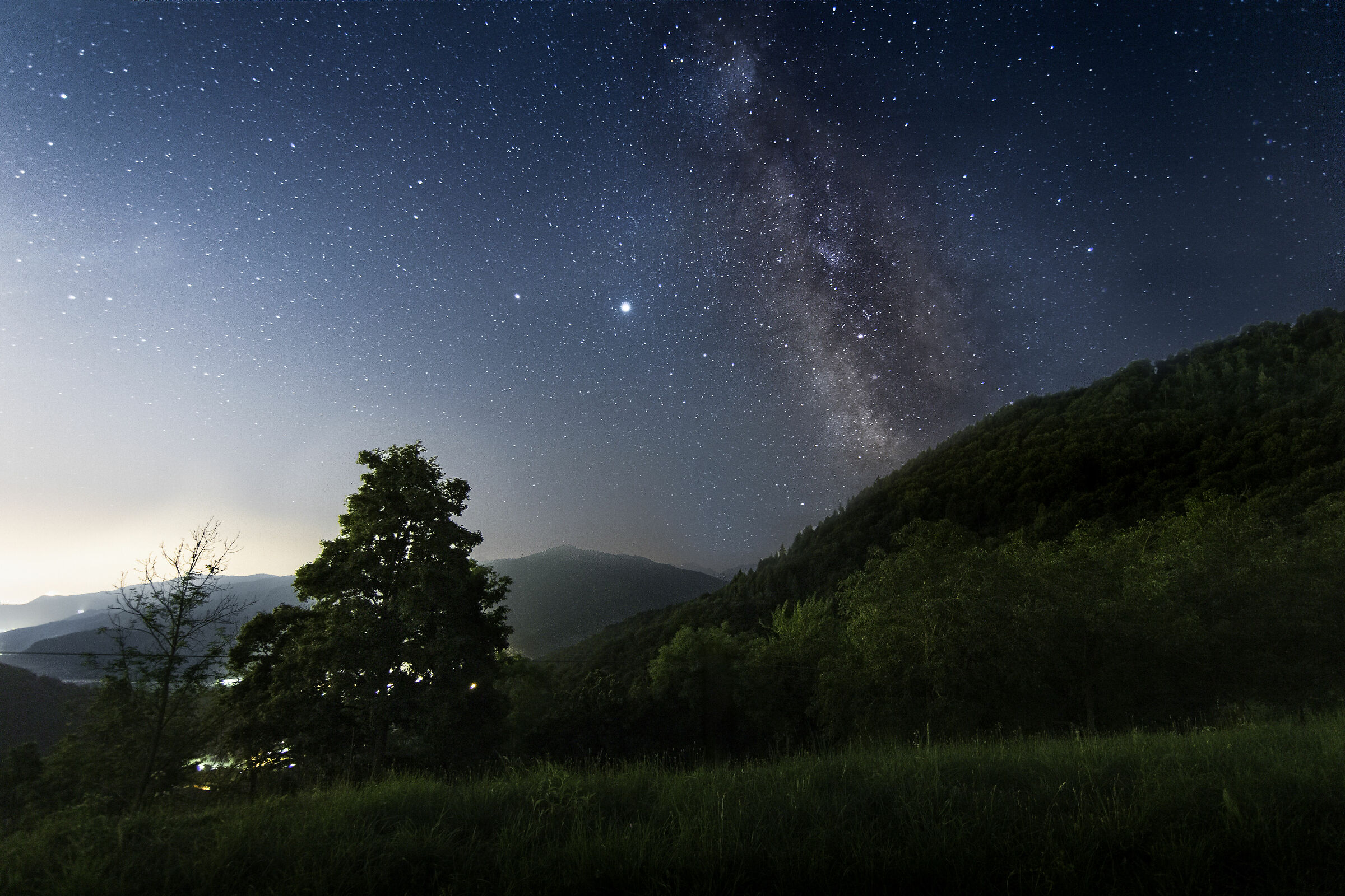 Via lattea da Montemale