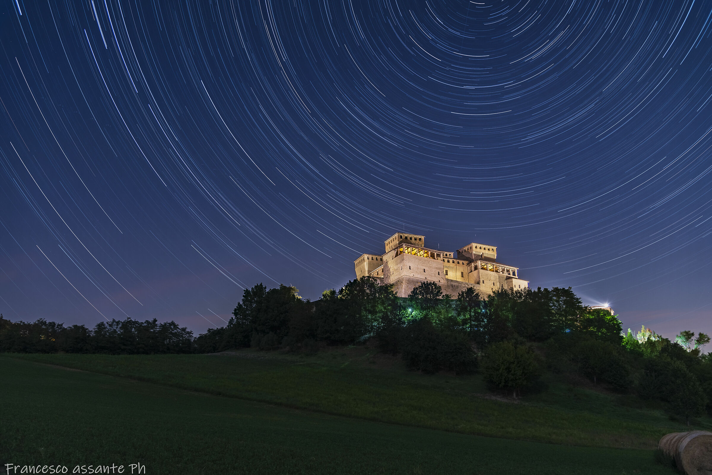 Startrail Castello di Torrechiara