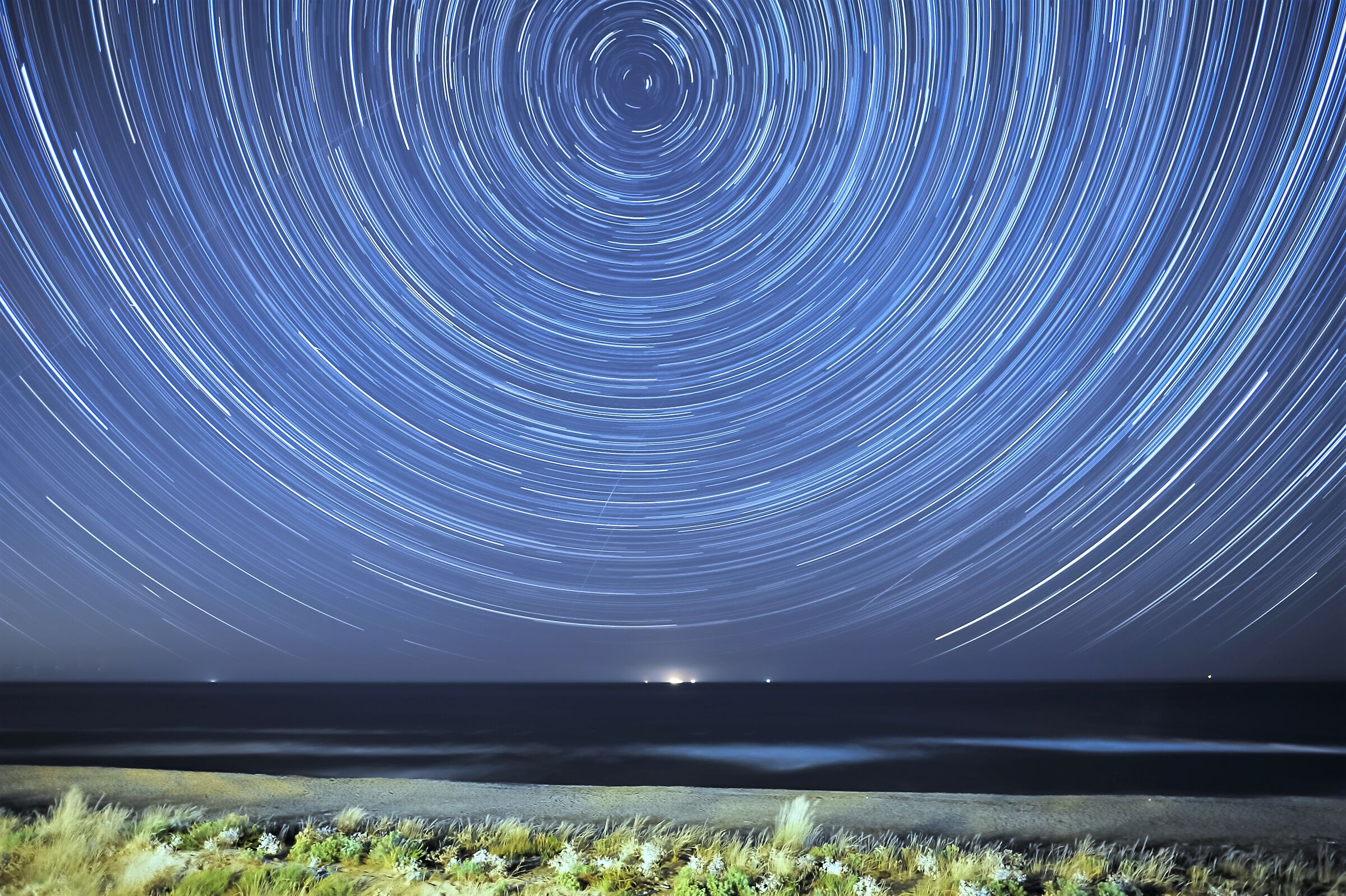 Aull Adriatic star trails