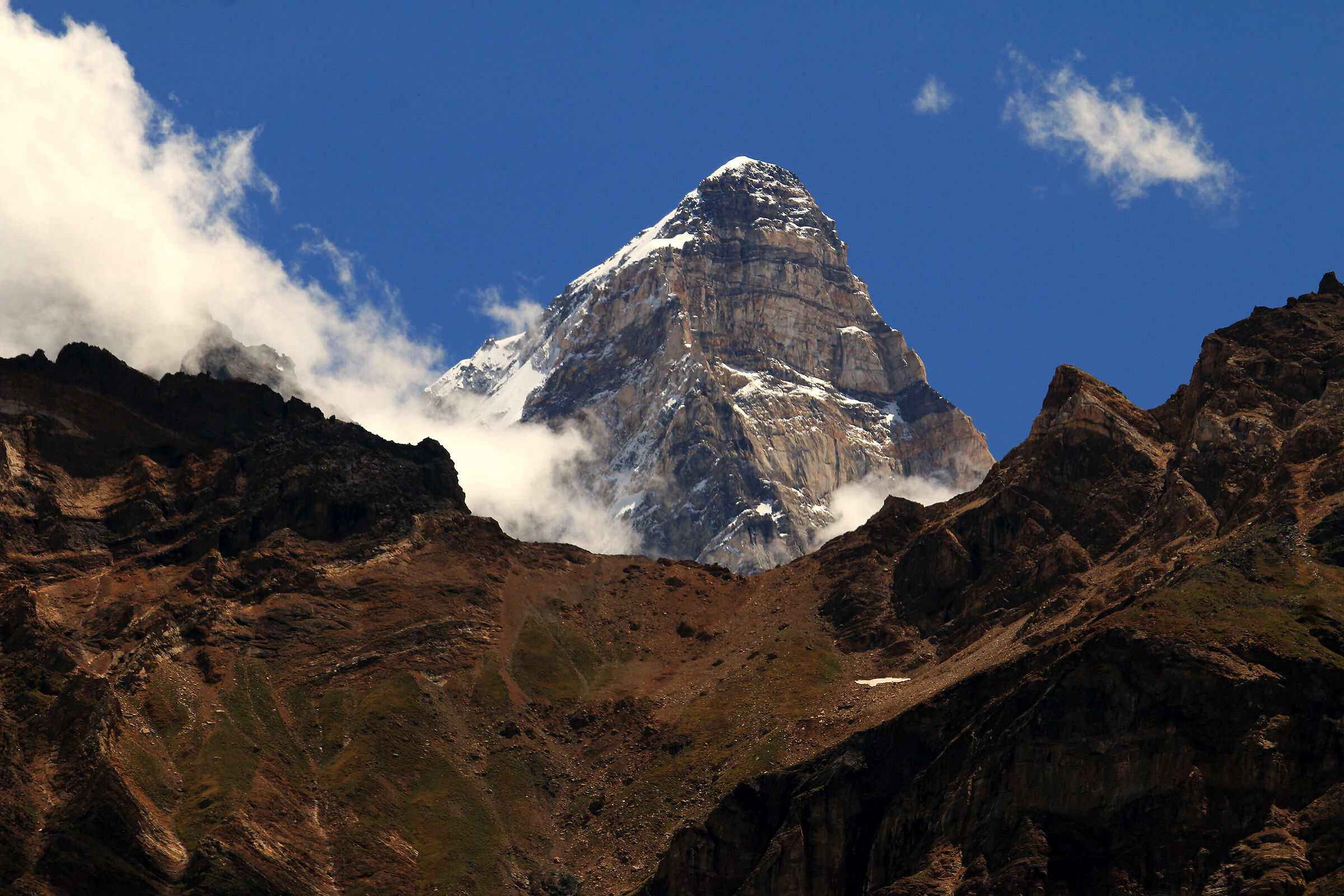 l'imponenza del Nun-Kun (7.130 m)