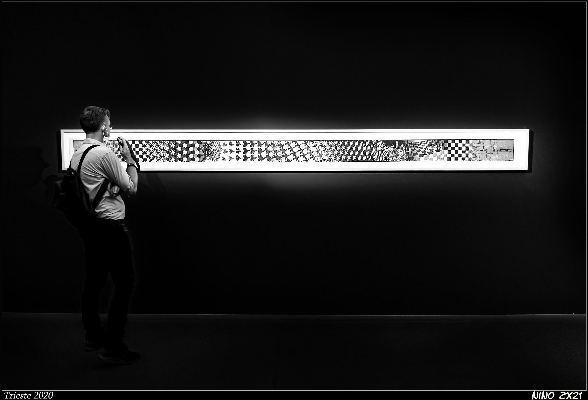 At the Esher V exhibition