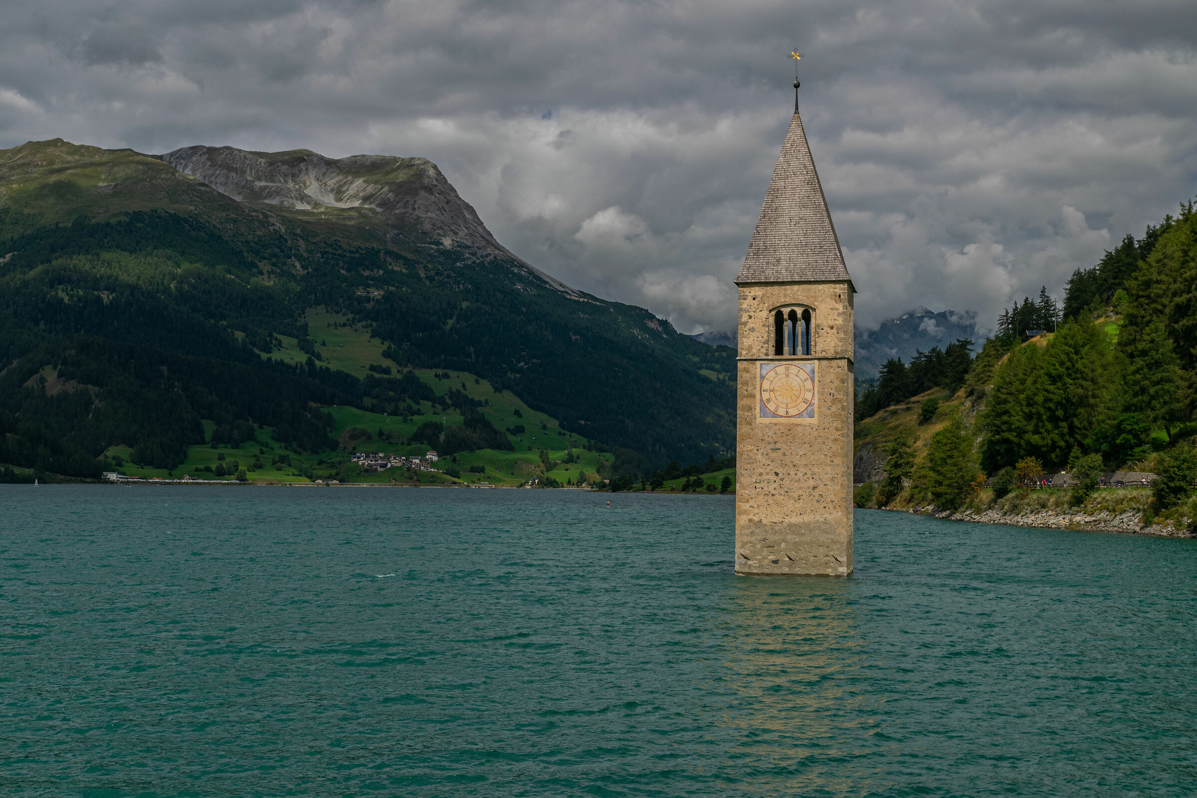 the submerged church