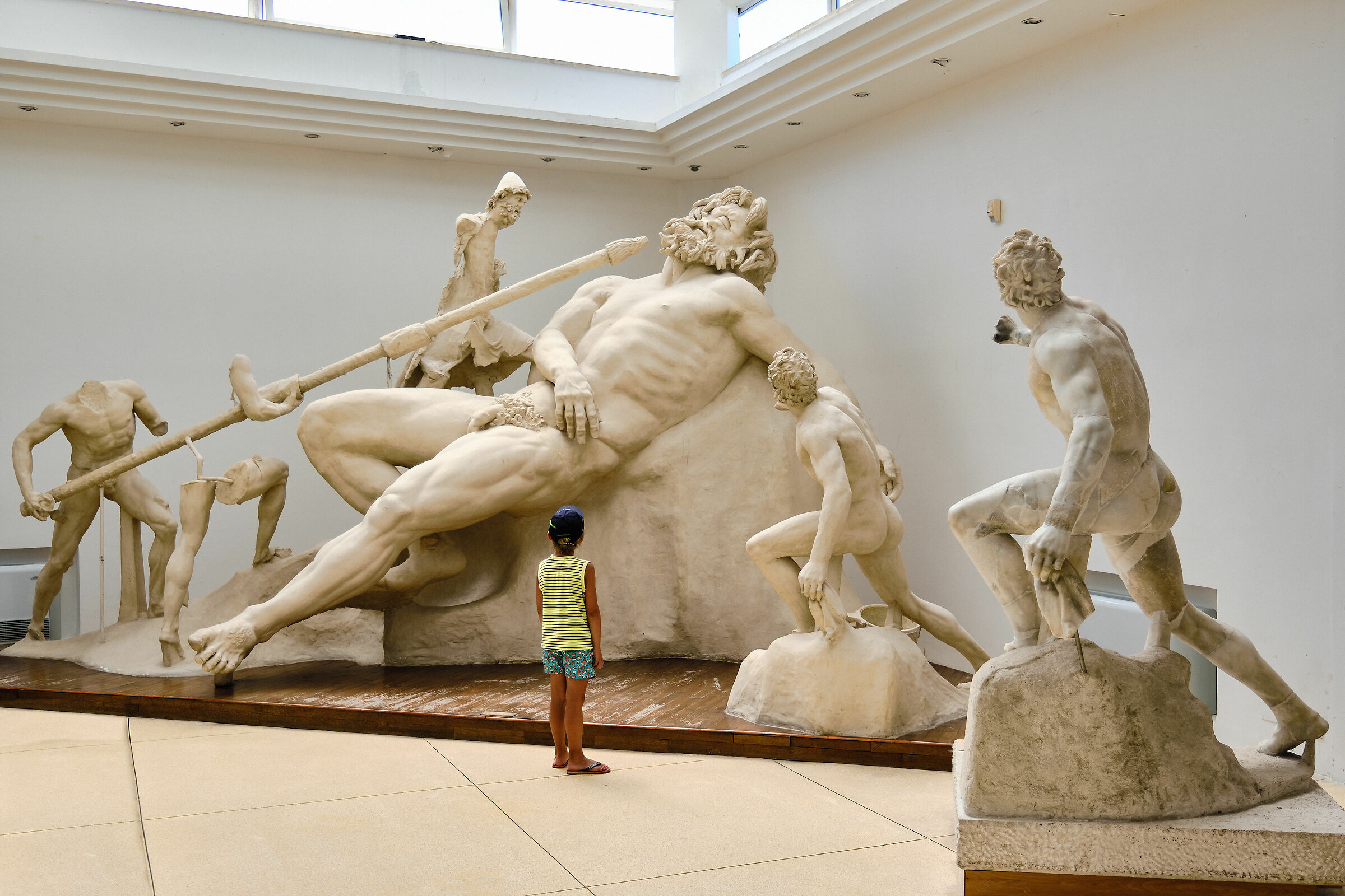 Ulysses blinds Polyfemo